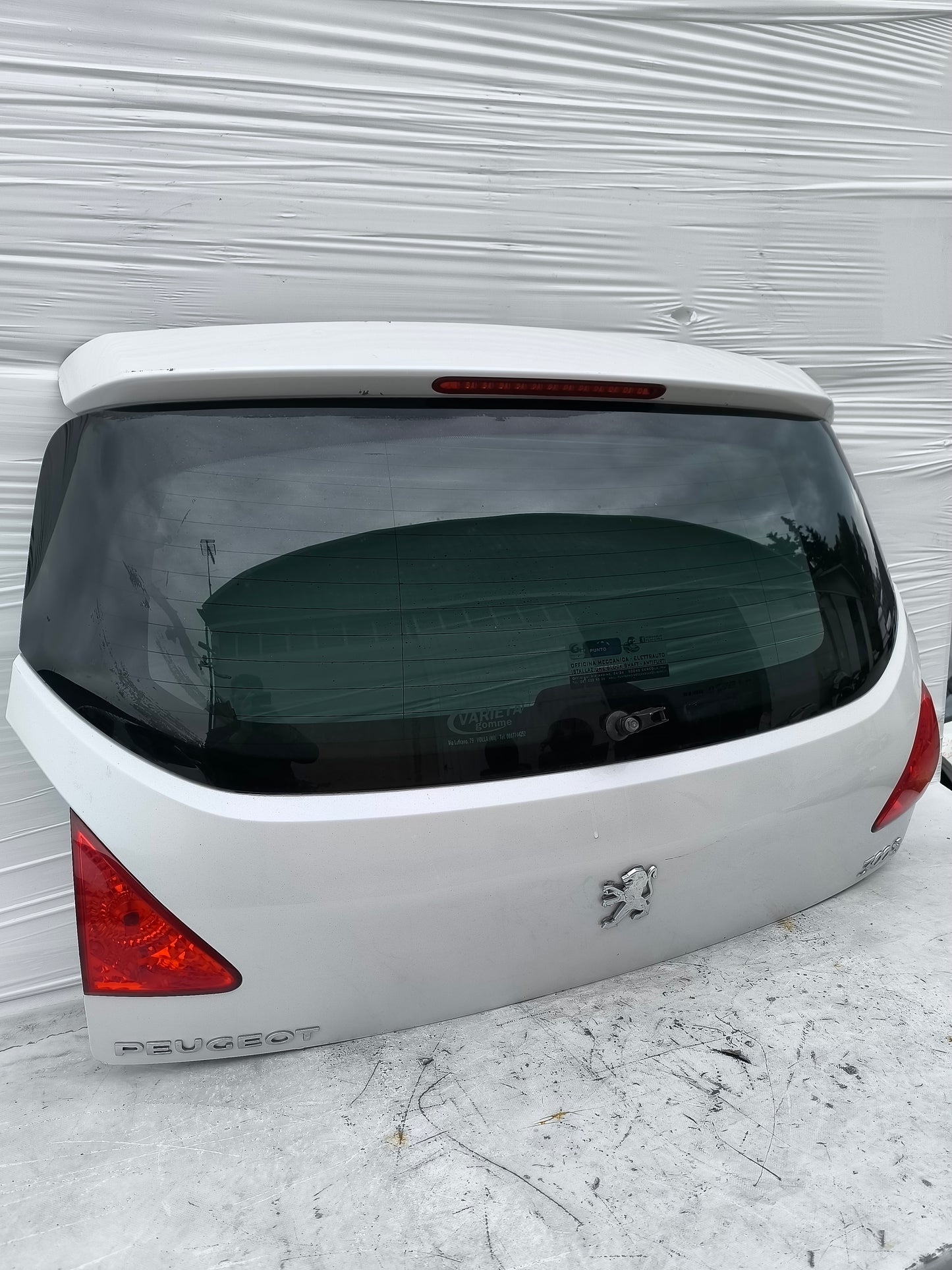 Portellone bianco Peugeot 3008 I (T84) anno 2009-2016 ecoAG8021