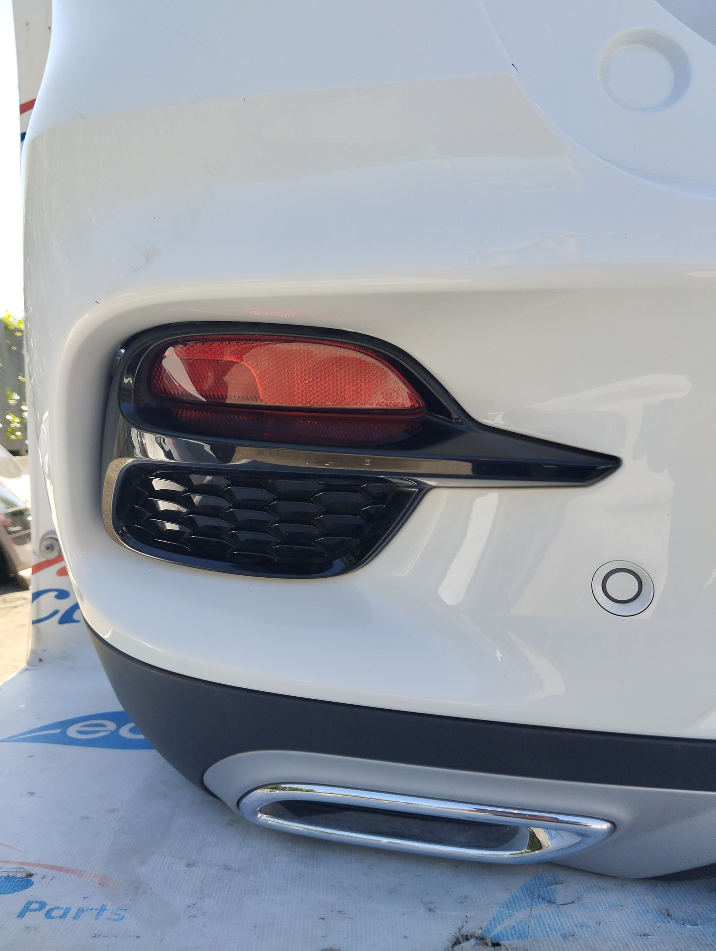 White Rear Bumper MG ZS 2022 ecoAG5308