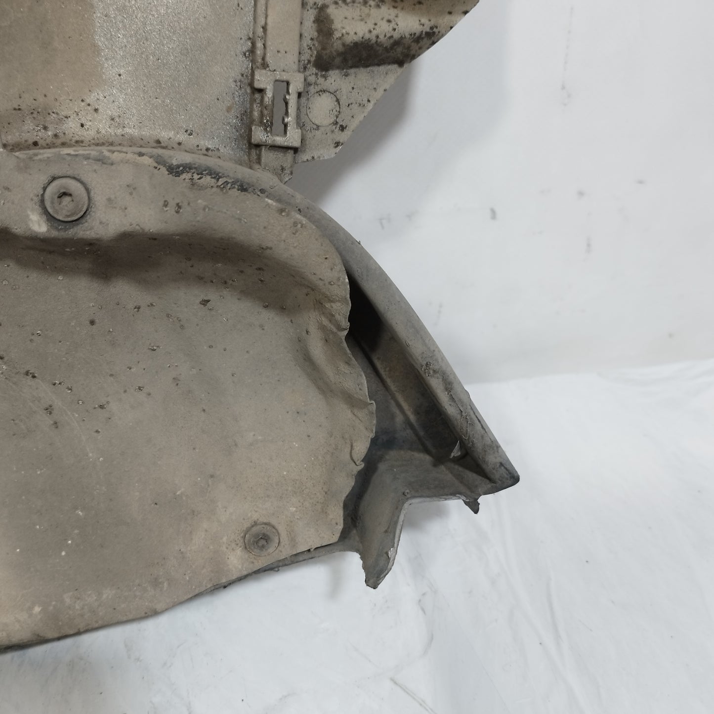 Rear central bumper silver gray Smart Fortwo 450 2004 ecoAC3183