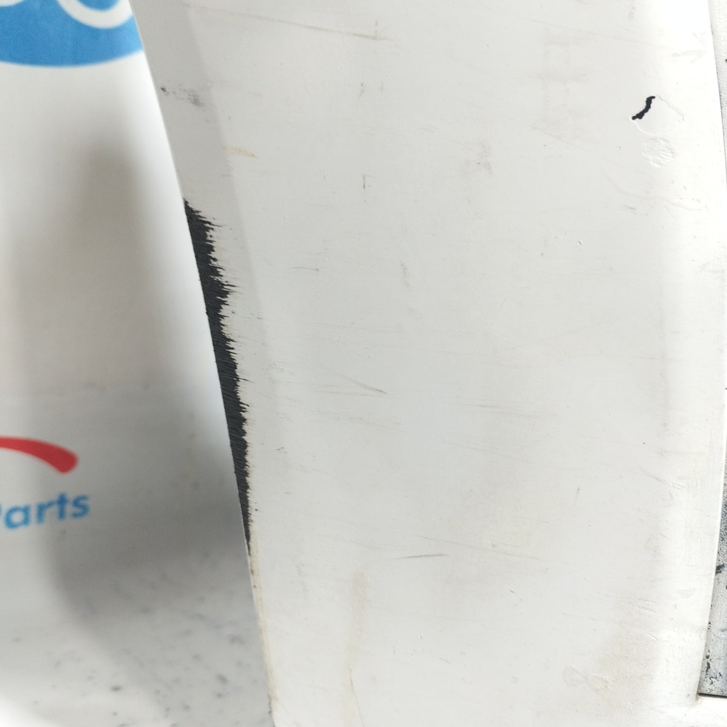 White Front Bumper Chevrolet Spark 2011 ecoAC9702