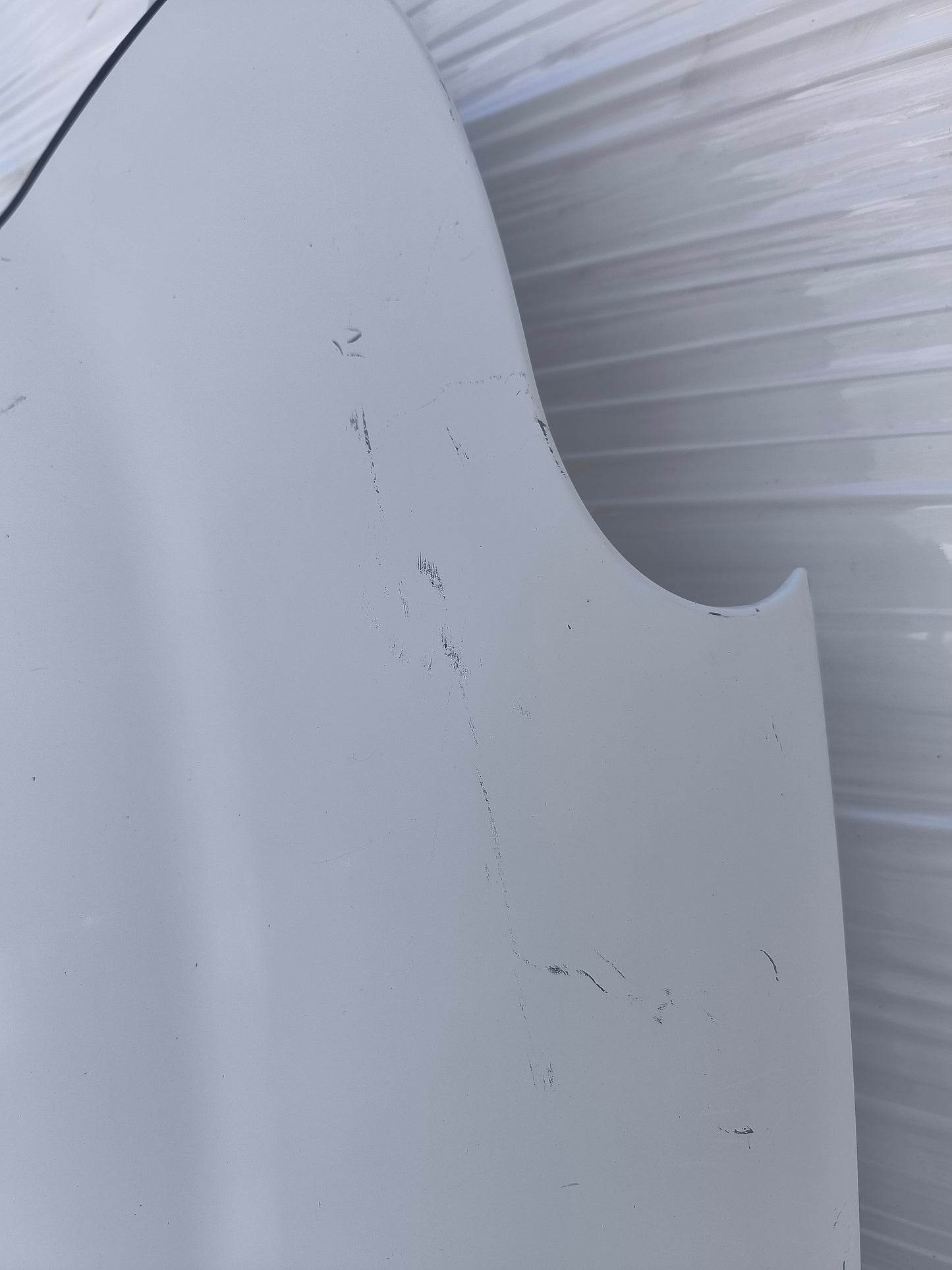 Parafango sx bianco Fiat Doblò anno 2011 ecoAG8308