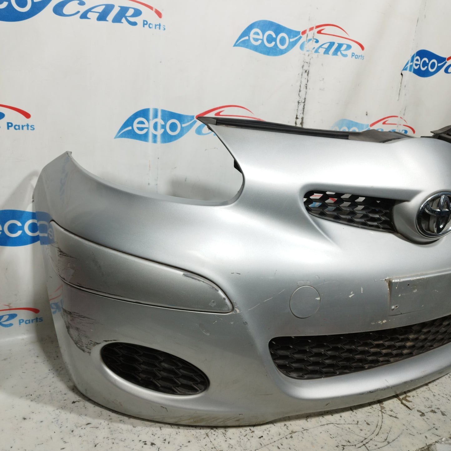 Front Bumper Toyota Aygo 2008 Silver Grey ecoAC8781