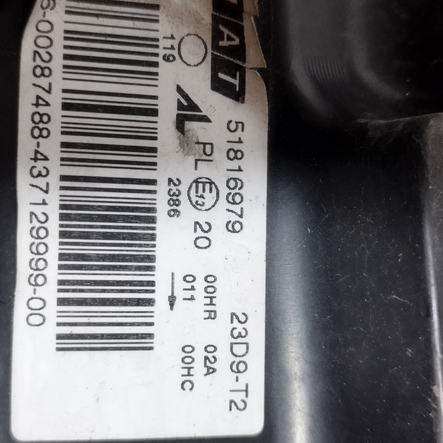 Fanale anteriore sx Fiat Croma (194) 2008-2011 Restyling cod: 51816979 ecoAC15435