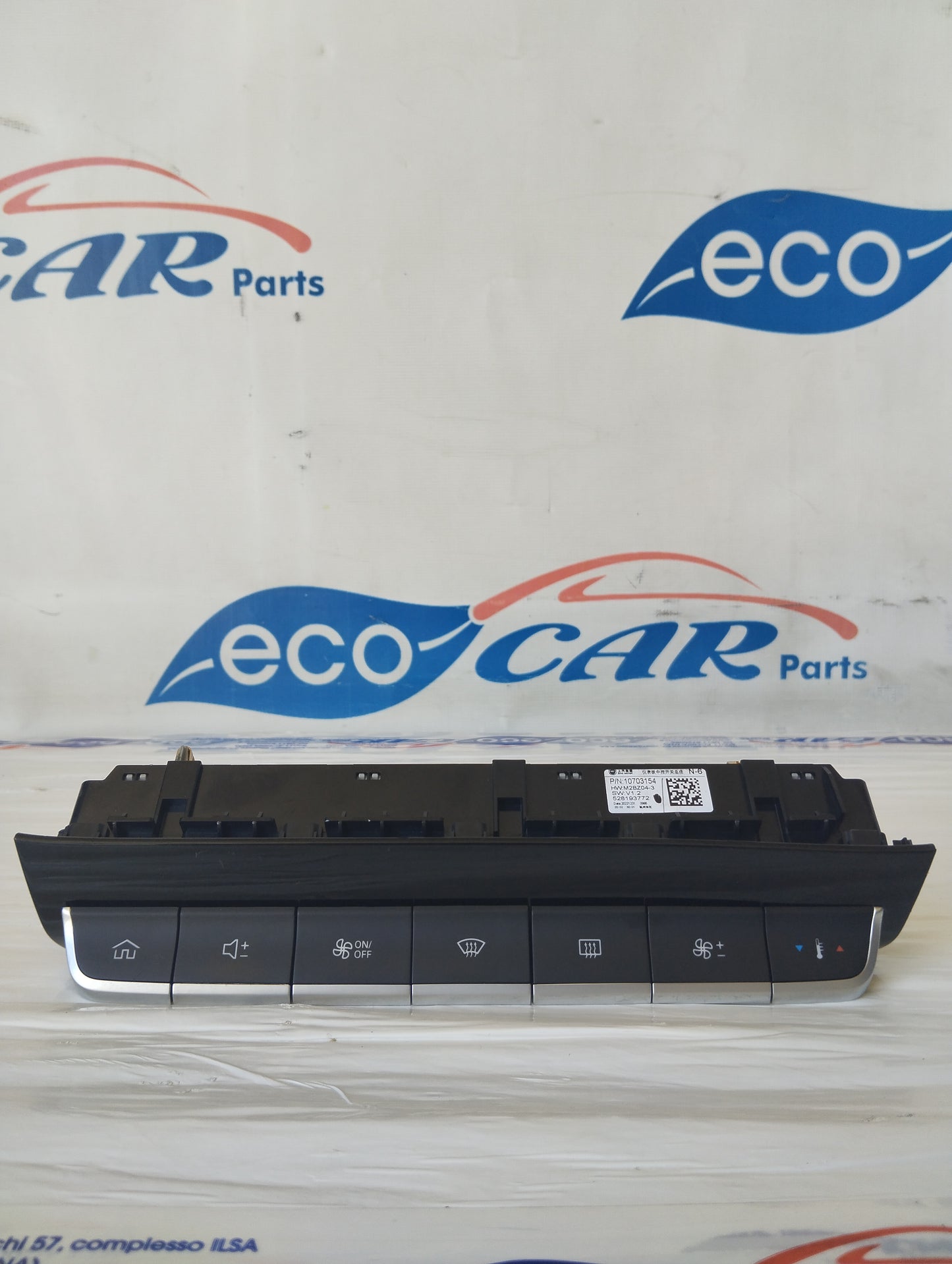 Digitales Klimabedienteil MG ZS 2022 Art.-Nr. 10703154 ecoAG5304