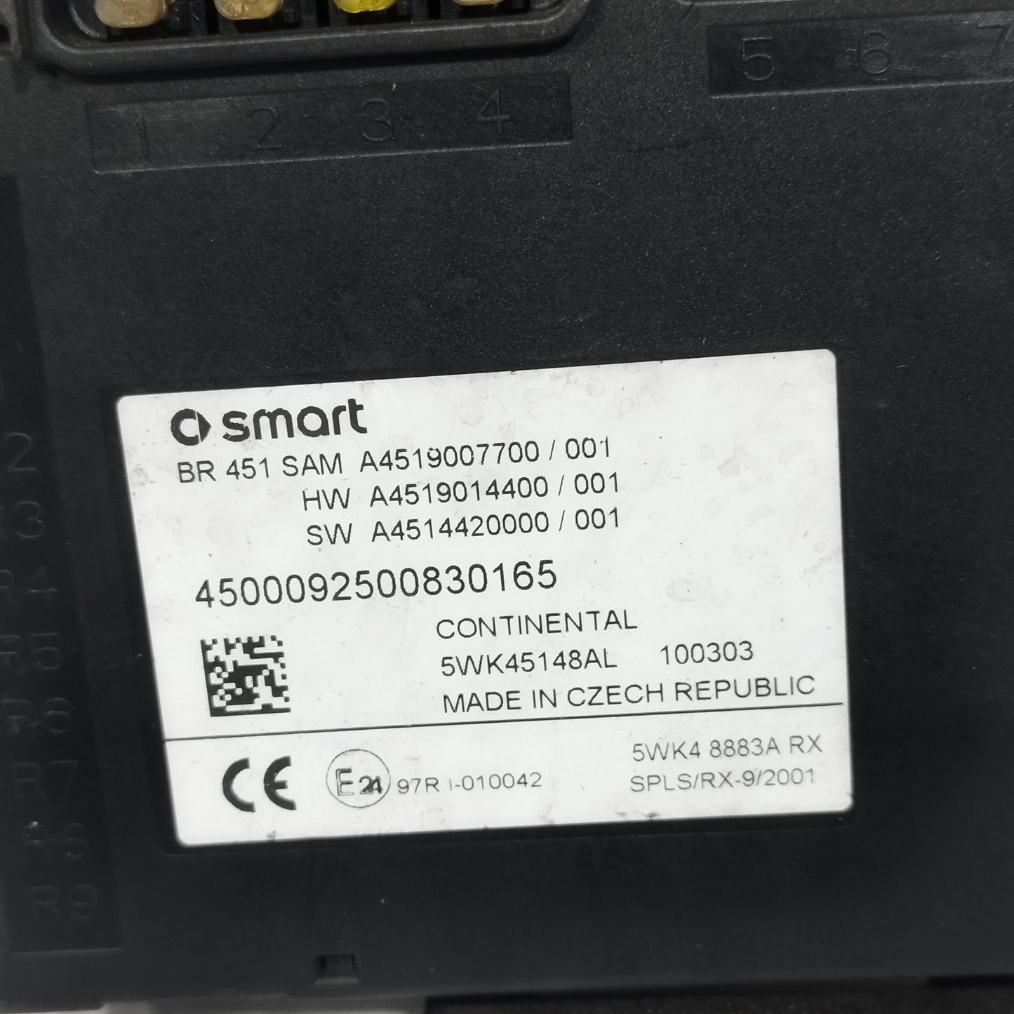 Kit accensione Smart Fortwo 451 0.8 D 2007-2015 cod: A6609000400-001 ecoAC15507