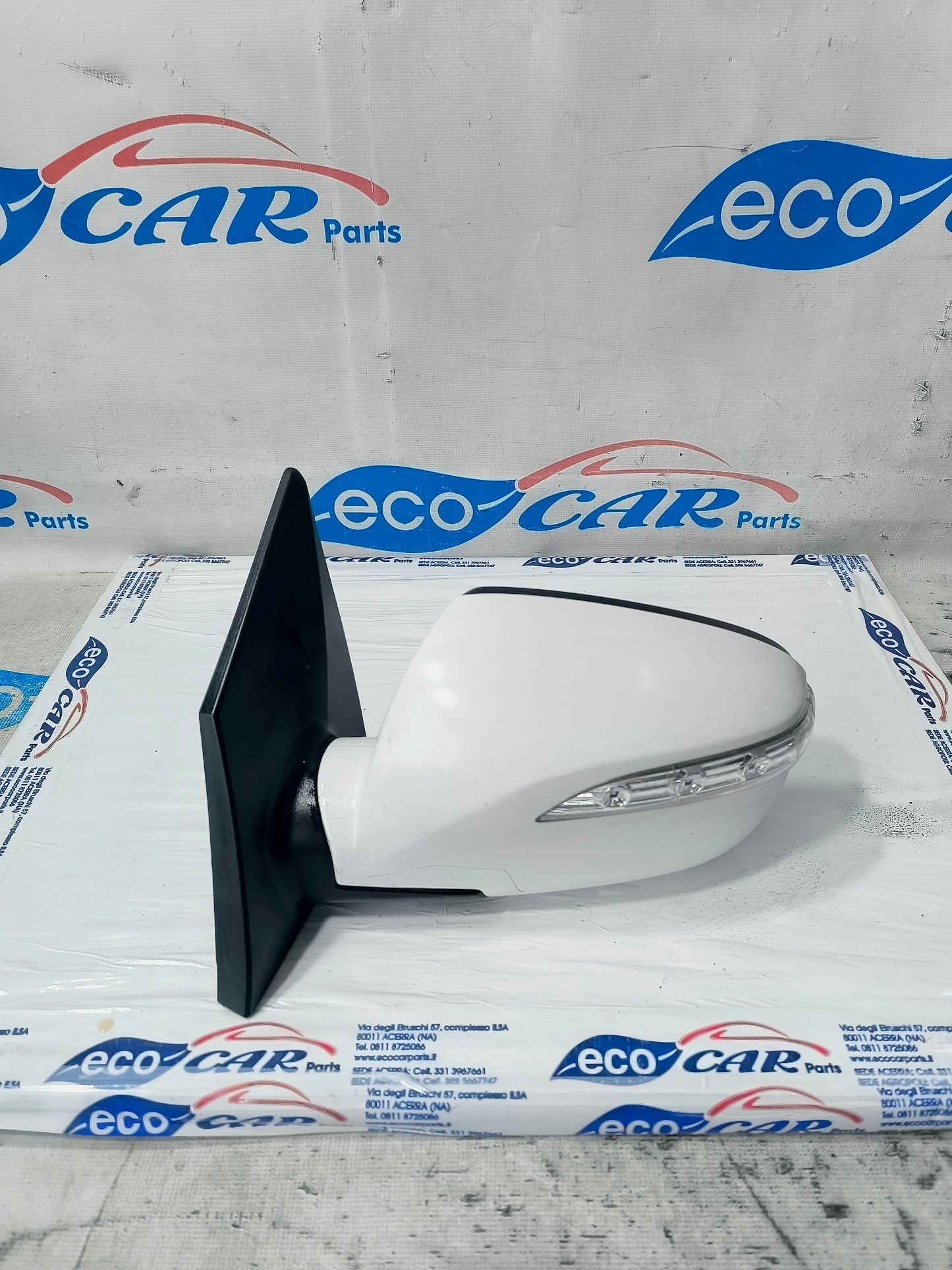 Specchietto sinistro elettrico bianco Hyundai ix35 anno 2012 8 PIN ecoAG6293