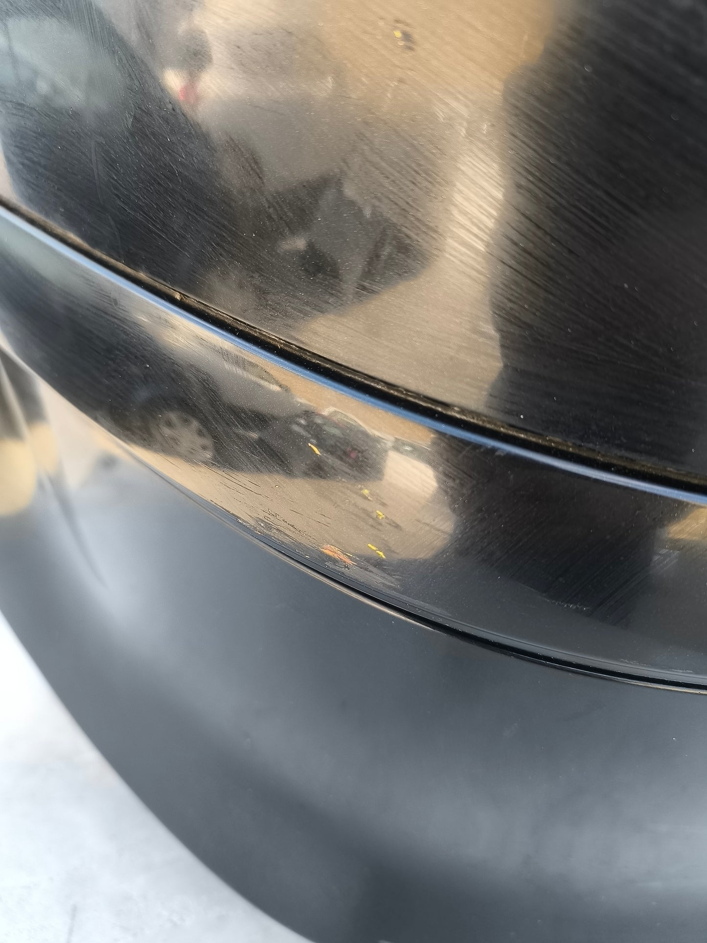 Paraurti posteriore Opel Astra H GTC 3p nero ecoAG8173