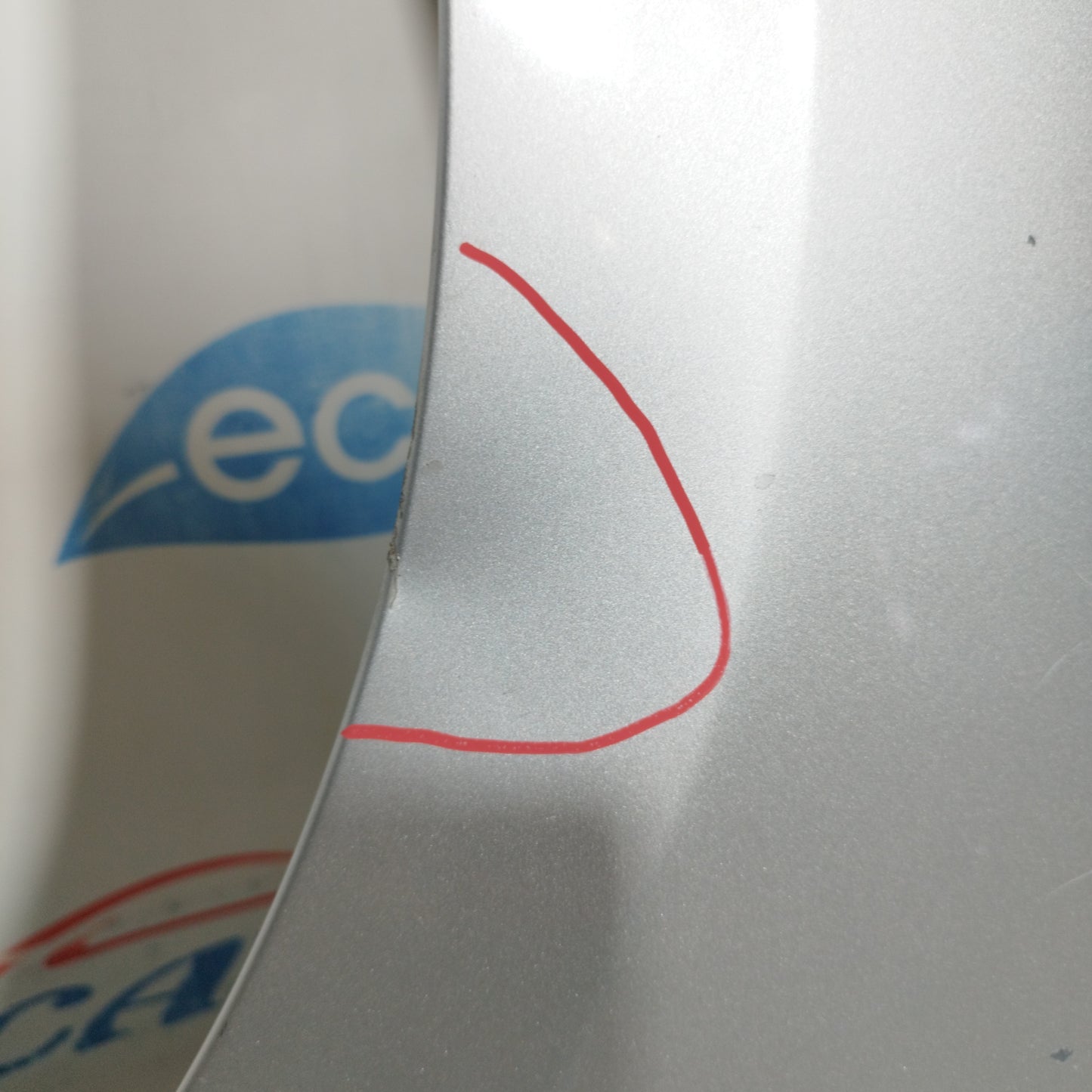 Front mudguard left silver grey Renault Megane 2010 ecoAC8773