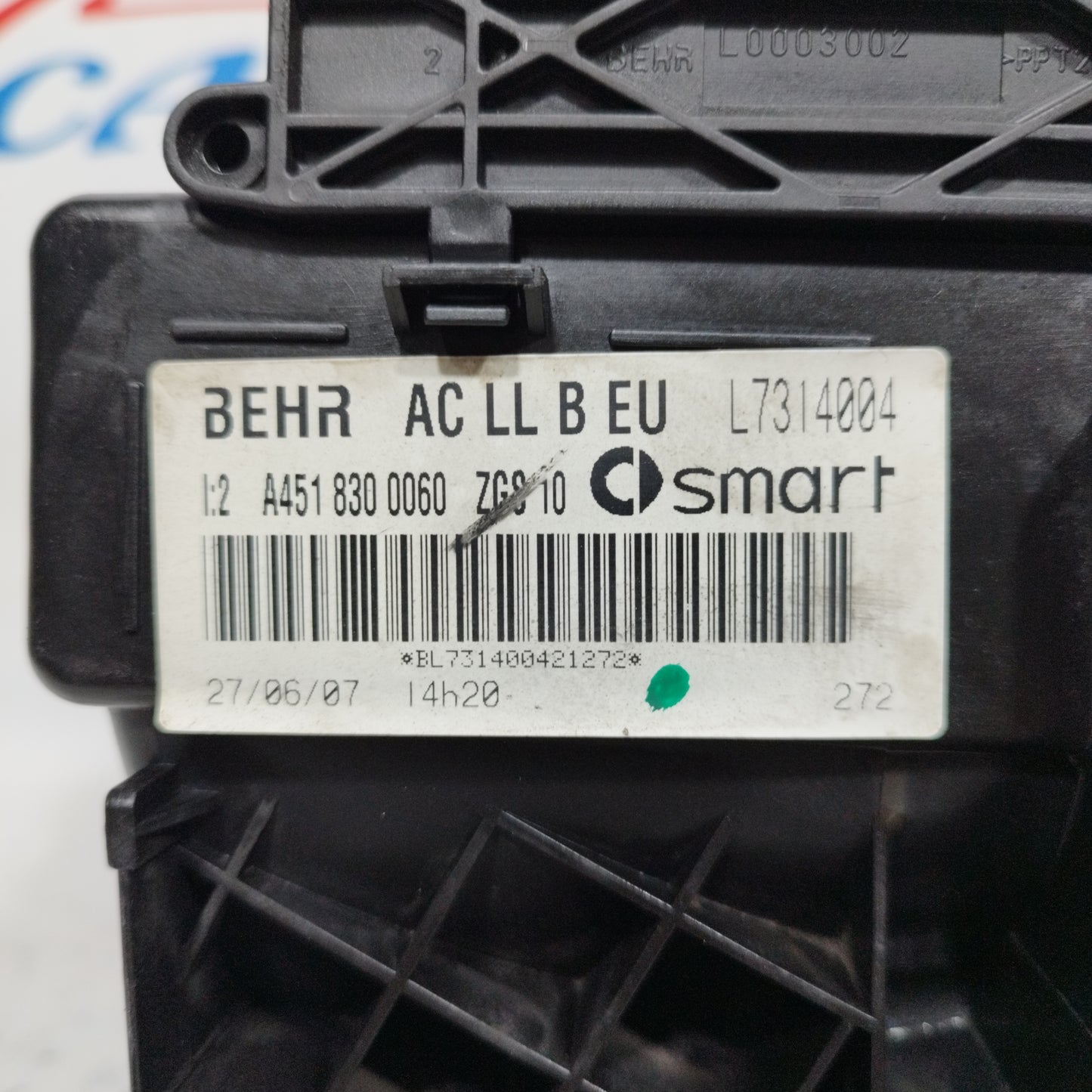 Stufa manuale Smart Fortwo 451 2011 cod: A4518300060 ecoAC8363