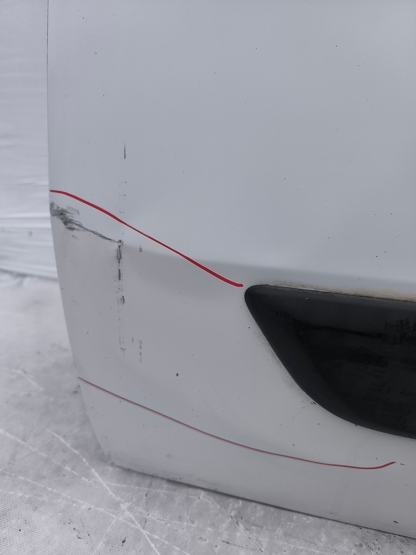 Sportello anteriore sx bianco Fiat Qubo anno 2008-2020 ecoAG7981