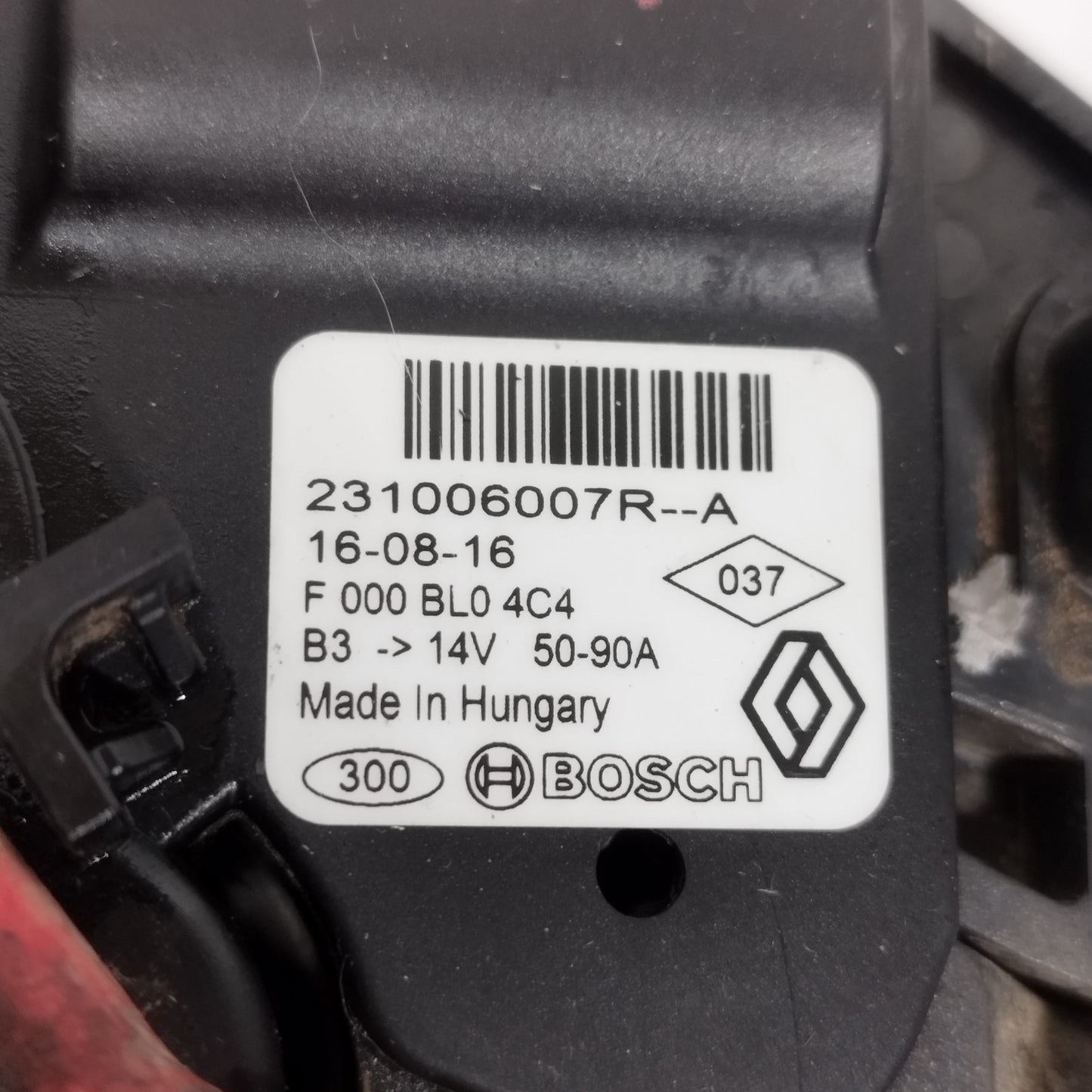 Alternatore Smart Forfour 453 1.0 B 2014-2019 1 pin cod: 231006007R--A ecoAC16303