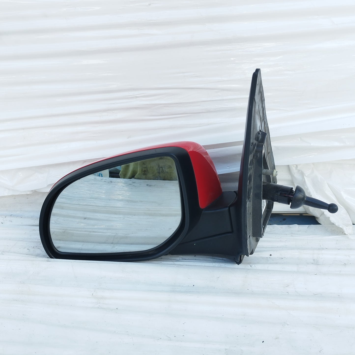 Specchietto manuale anteriore sx rosso Hyundai I10 (PA) 2011-2013 ecoDM398