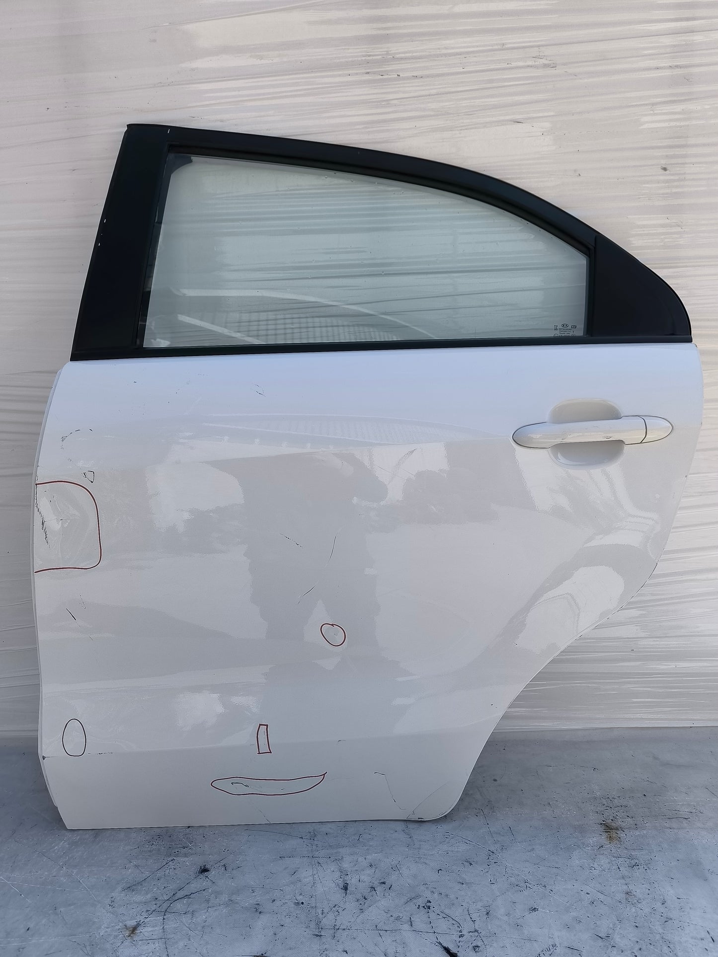 Sportello posteriore sx bianco Kia Rio anno UB 2011-2017 ecoAG7954