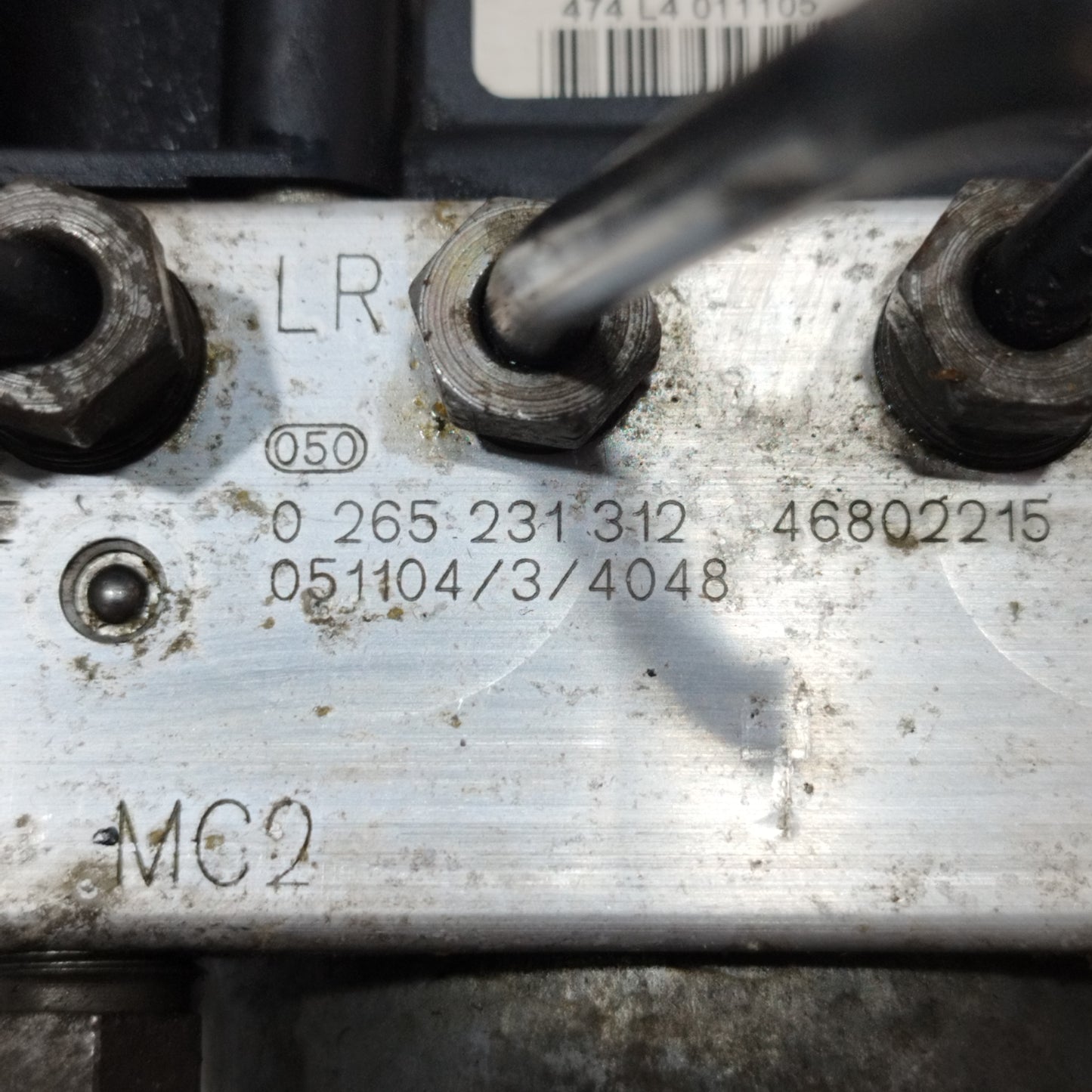 ABS-Pumpe Fiat Panda 1.2 B 2005 Code: 0265231312 ecoAC10203