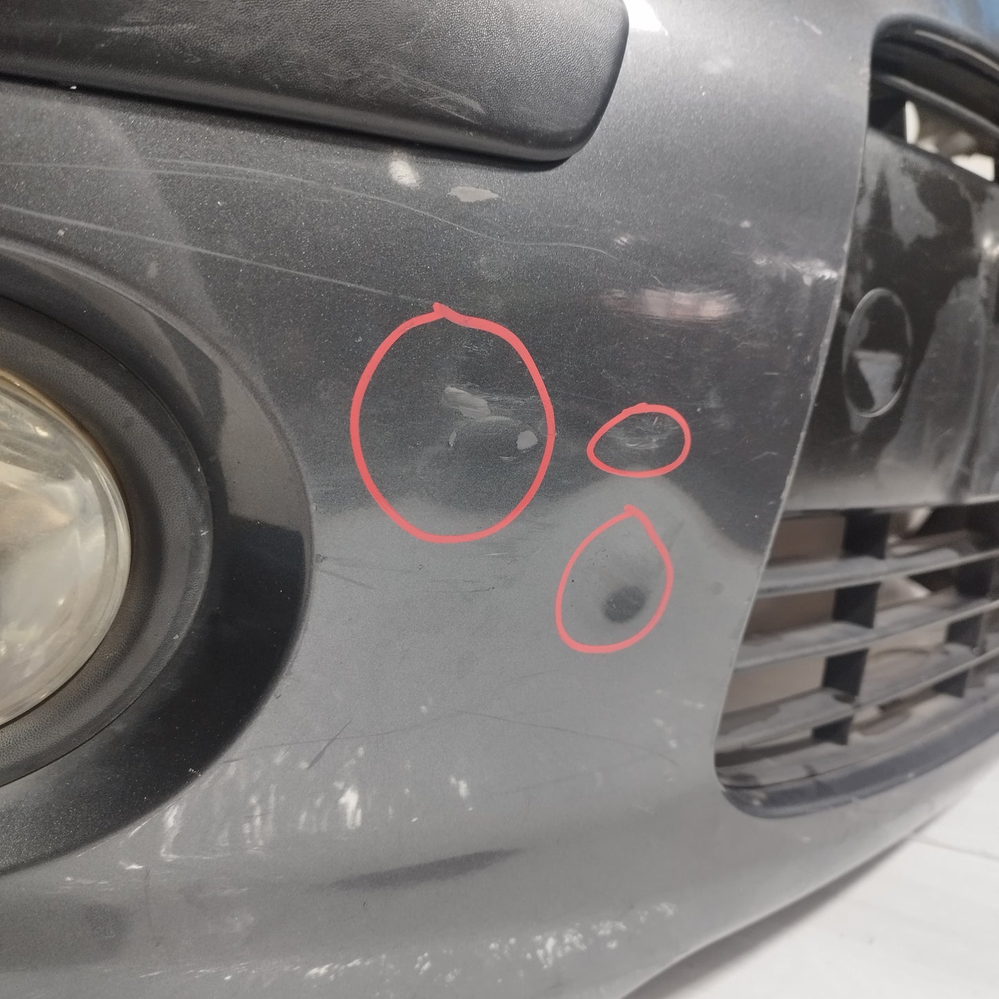 Paraurti anteriore grigio scuro Hyundai I10 2010 ecoAC14367