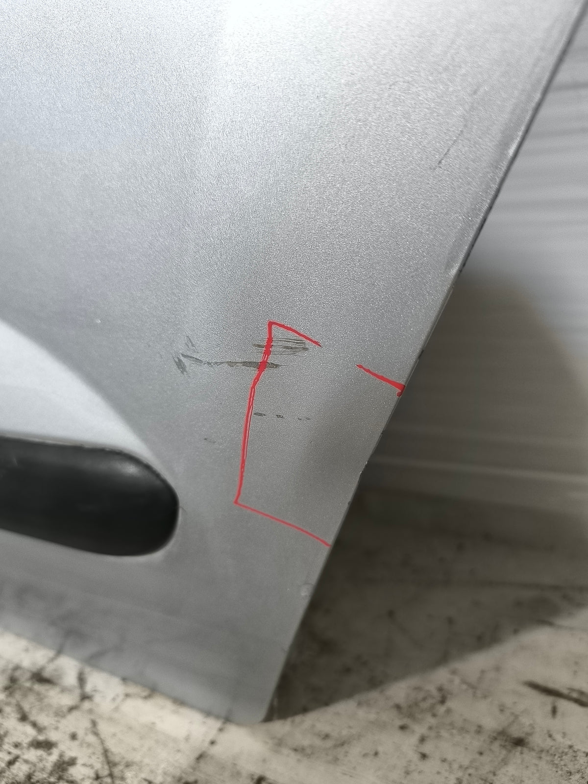Sportello posteriore sx grigio argento Peugeot 3008 anno 2009-2016 ecoAG9716