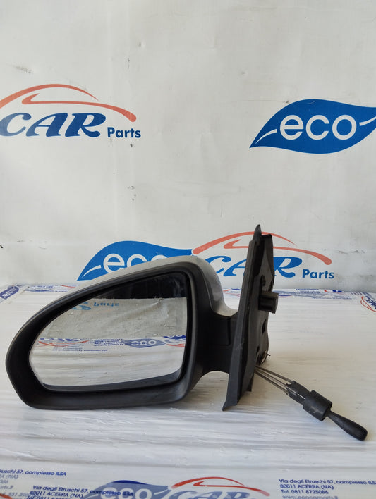 Manual left mirror silver grey Smart Fortwo 451 ecoAG5414