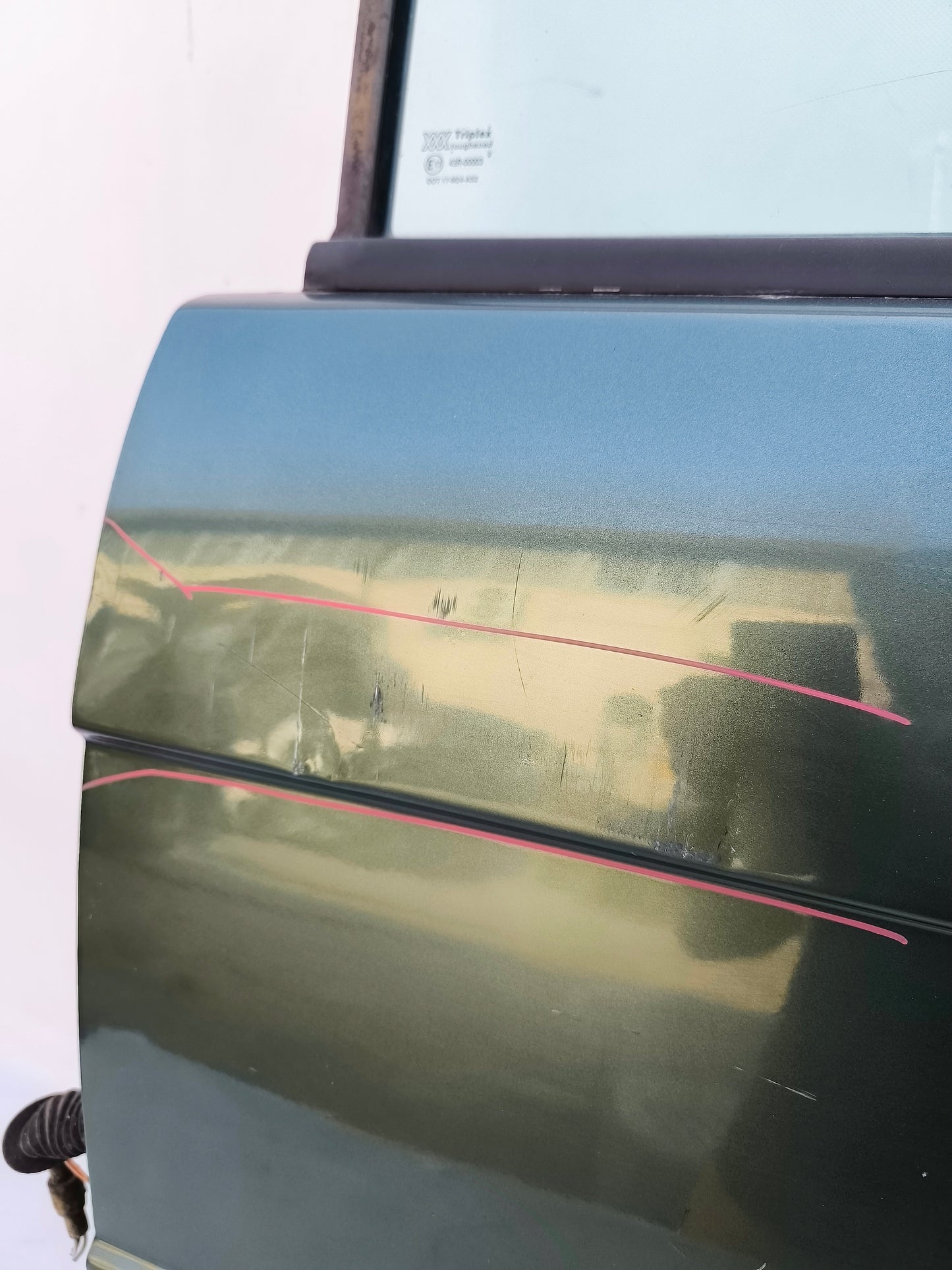 Sportello posteriore sx verde Land Rover Range Rover Classic anno 1990 ecoAG7147