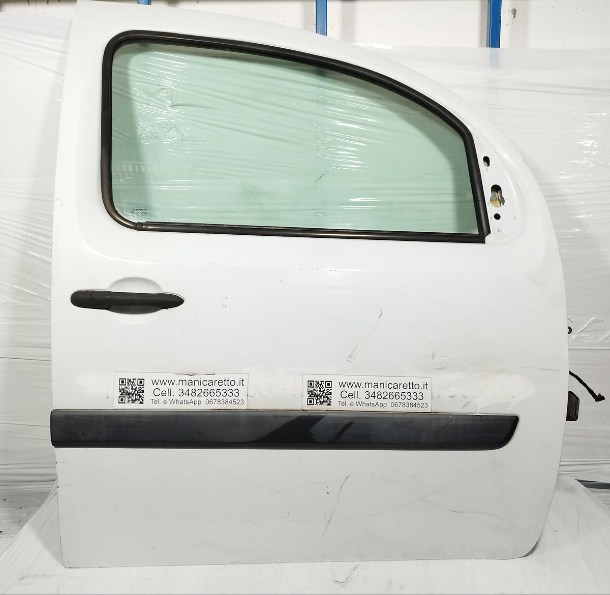 Sportello anteriore dx bianco Renault Kangoo I (KC / FC) 2008-2013 ecoAC17181