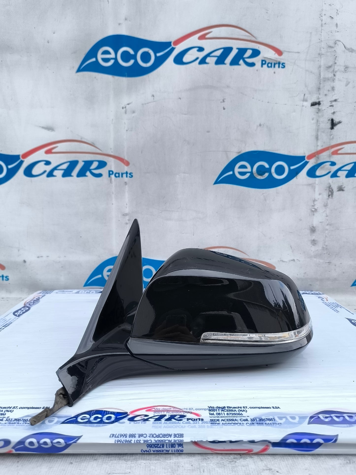 Schwarzer elektrischer Außenspiegel links für BMW 1er F20, 5-polig, ecoAG6145