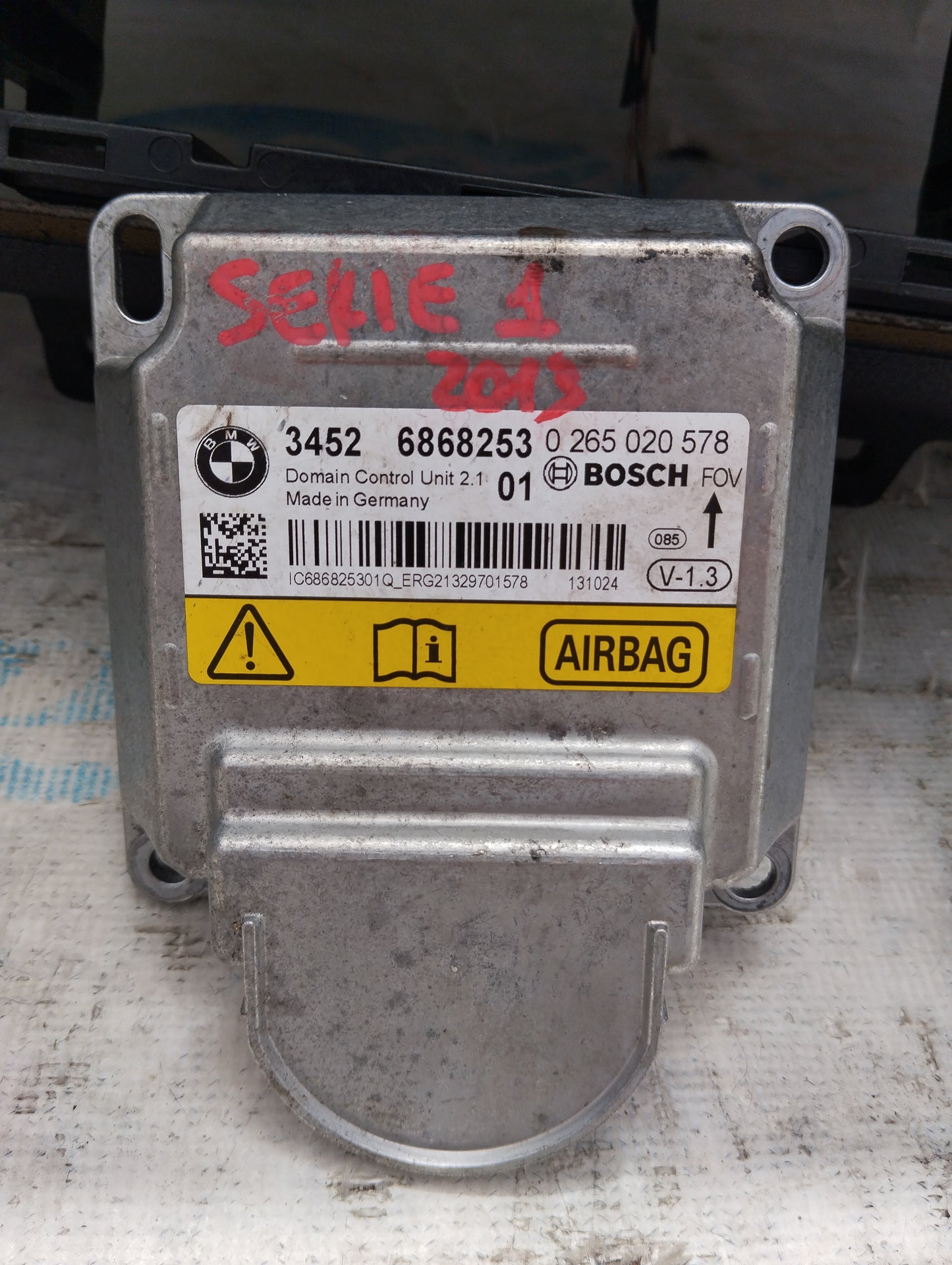 Kit airbag BMW Serie 1 F20 cod: 0265020578 ecoAG5360