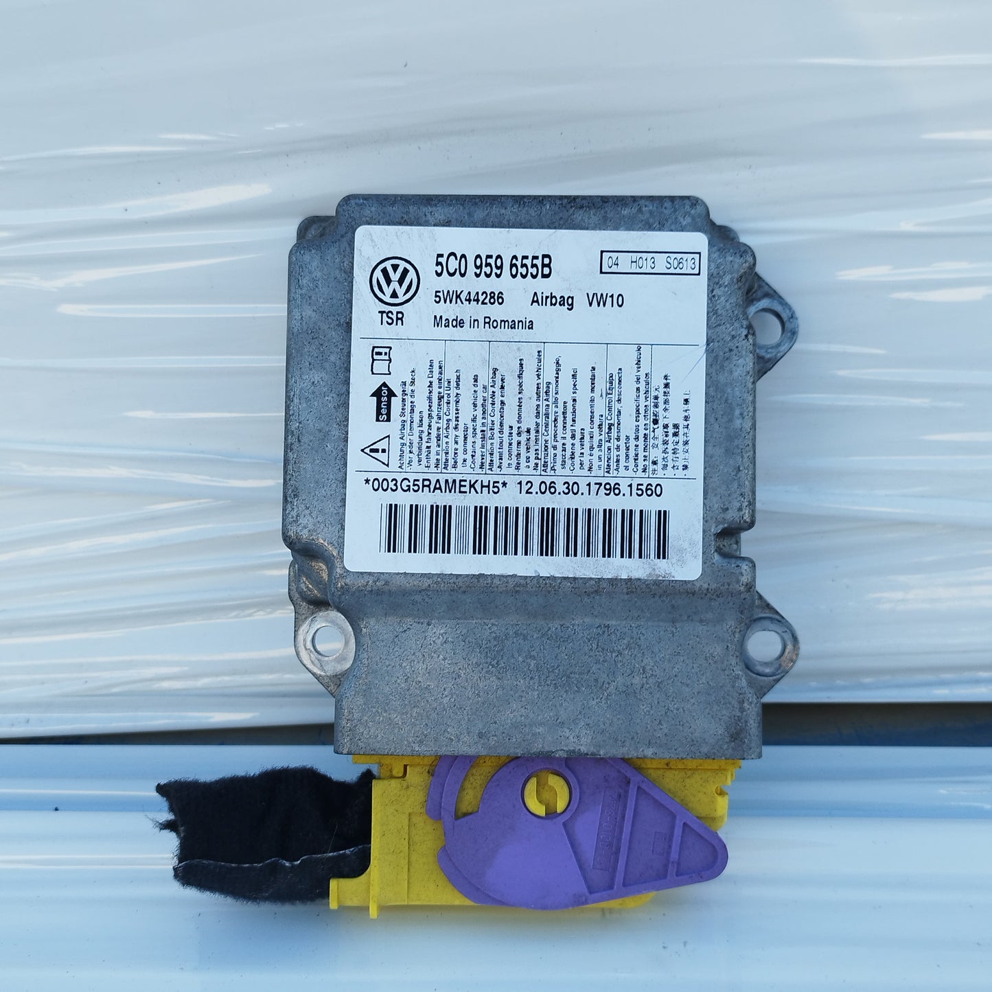 Kit airbag Volkswagen Golf 6 2010 cod: 5C0959655B ecoAC15650