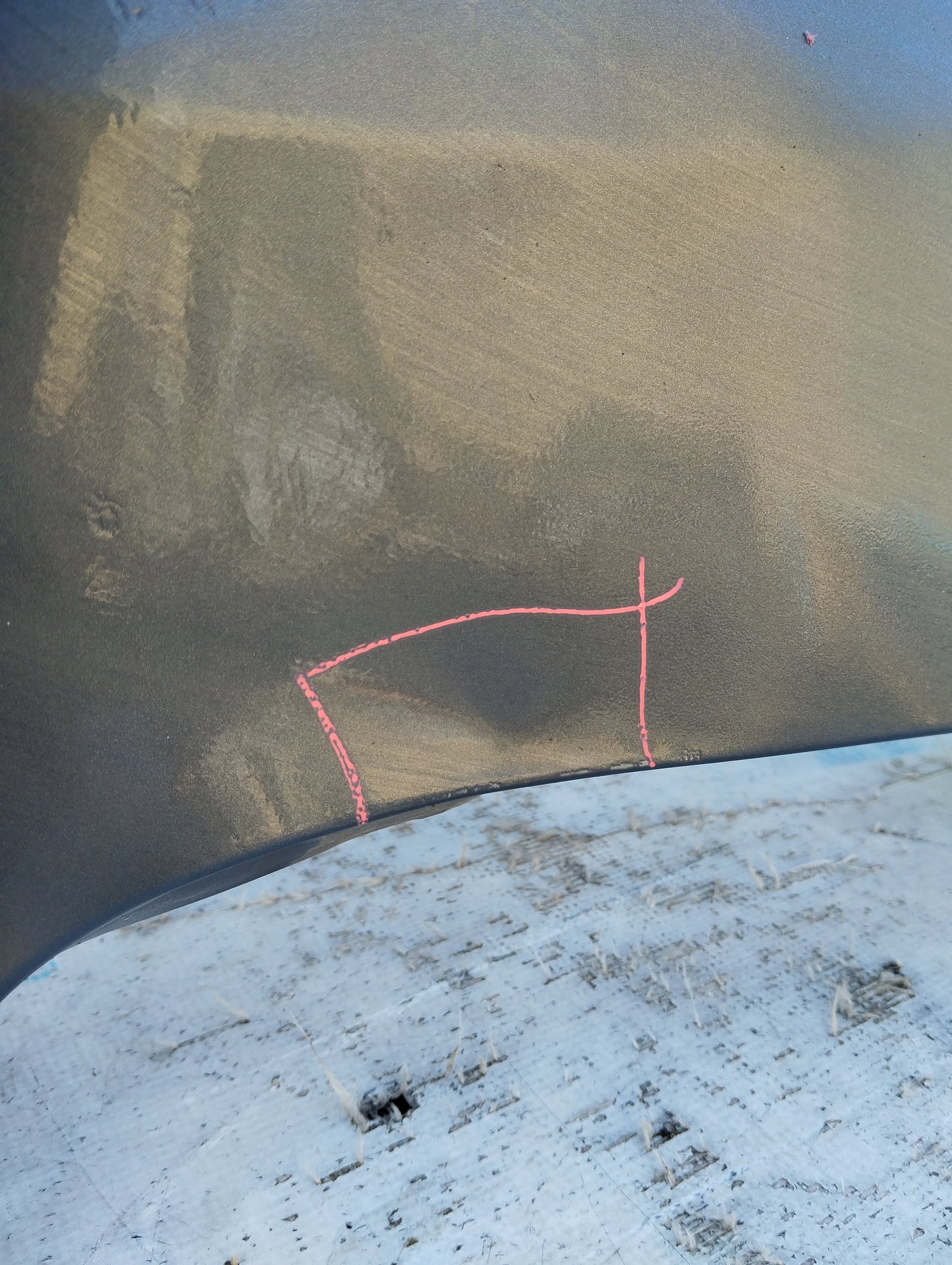 Parafango sx grigio canna di fucile Ford S-Max 2007 ecoAG5322