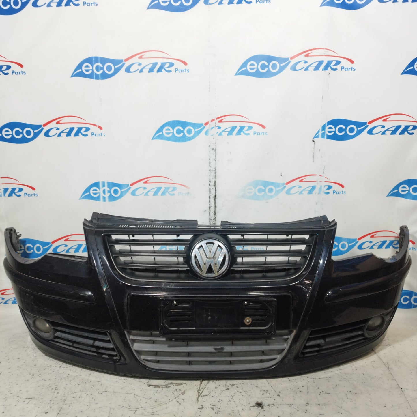 Black Front Bumper Volkswagen Polo 2008 ecoAC10134