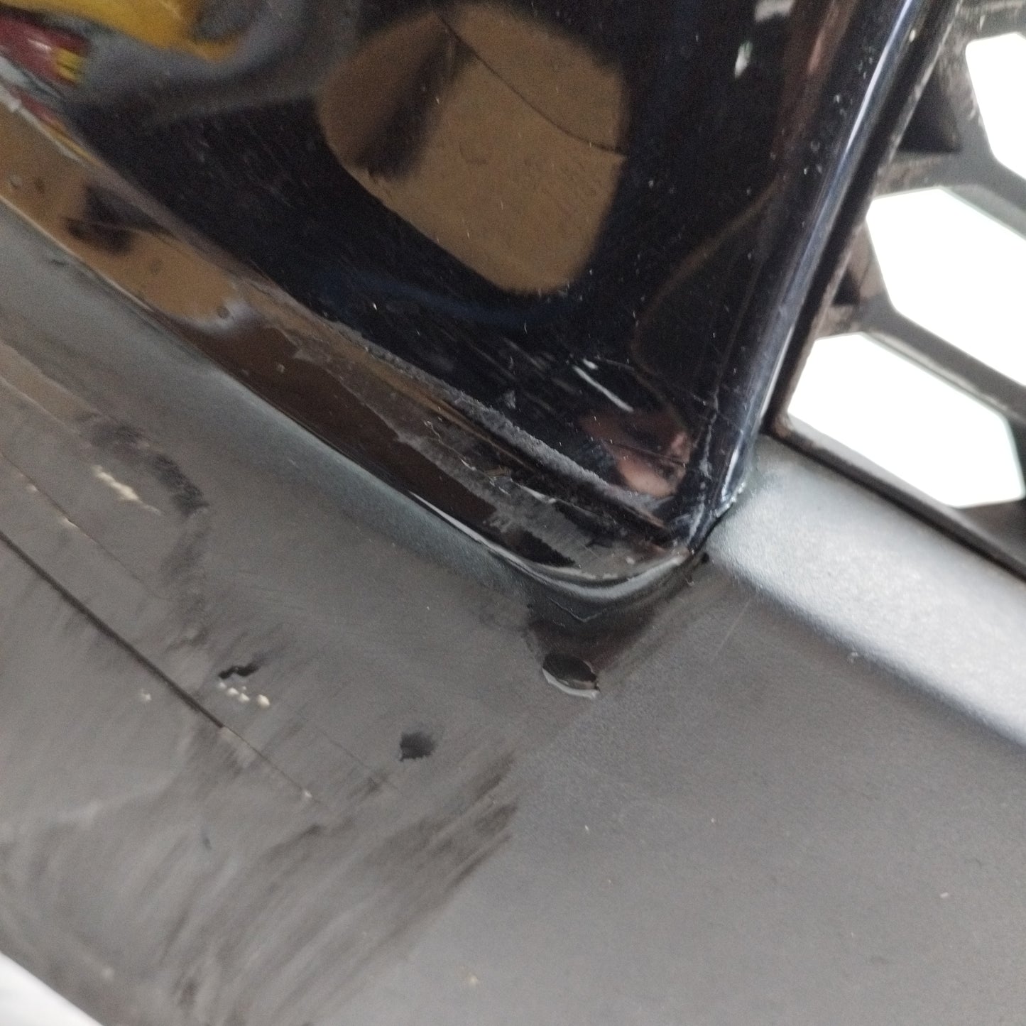 Black Front Bumper Chevrolet Captiva 2007 ecoAC10358