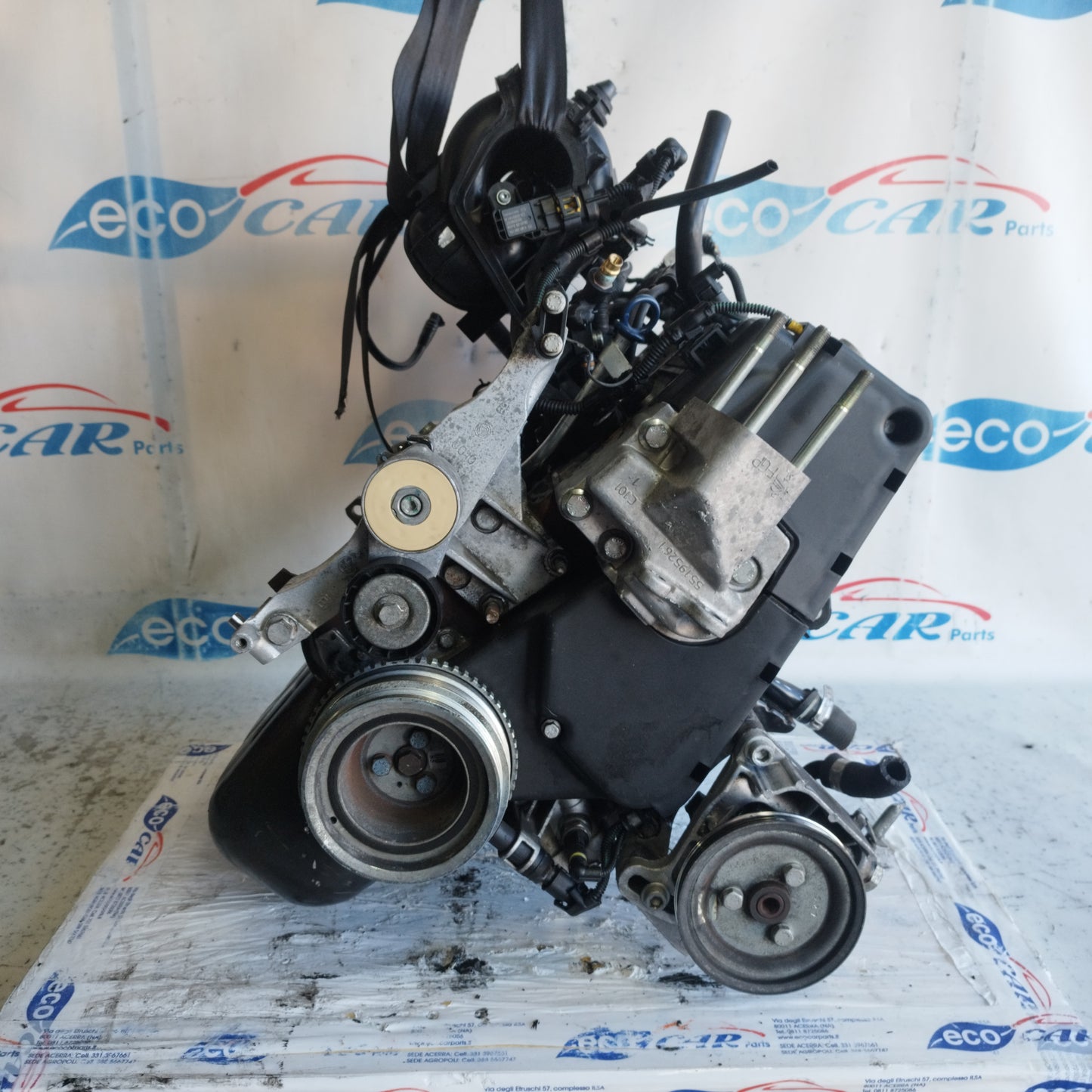 Engine Fiat Fiorino 1.4 B 8V 2010 code: 350A1000 ecoAC9723