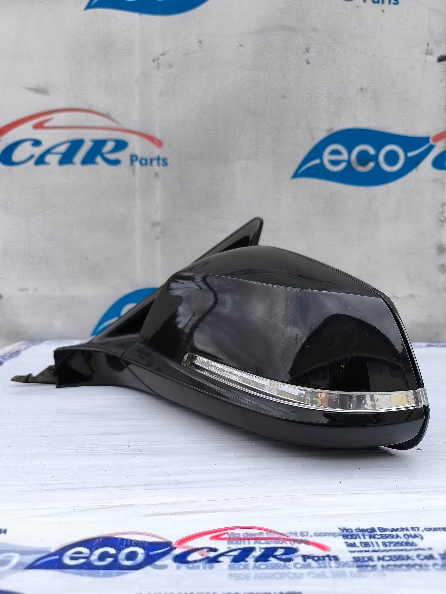 Schwarzer elektrischer Außenspiegel links für BMW 1er F20, 5-polig, ecoAG6145