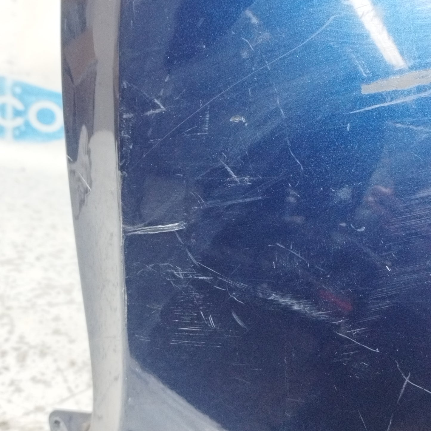 Rear mudguard right blue Smart ForFour 2005 ecoAC10392