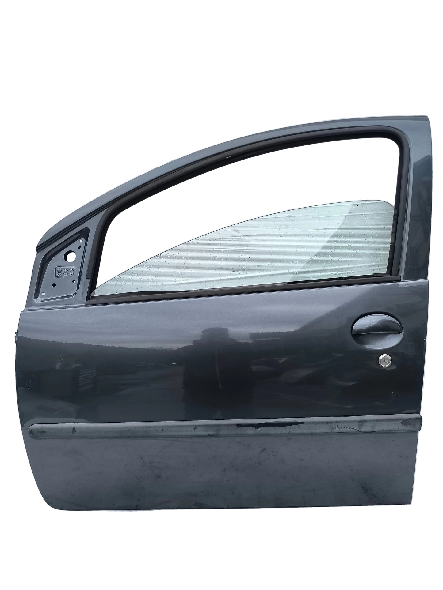Sportello anteriore sx grigio canna di fucile Citroen C1 2005-2014 ecoAG7984