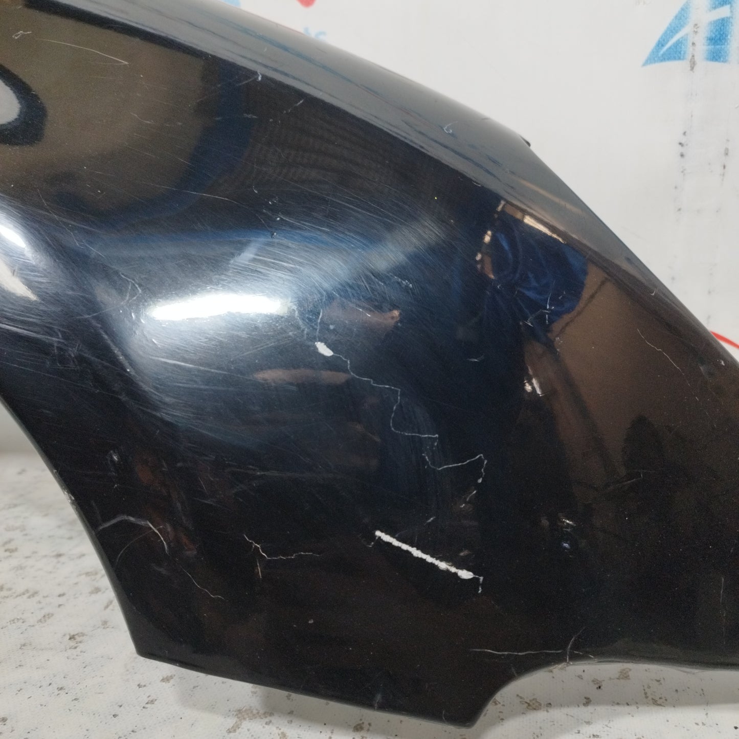 Front right mudguard black Peugeot 206 cabrio 2004 ecoAC10117