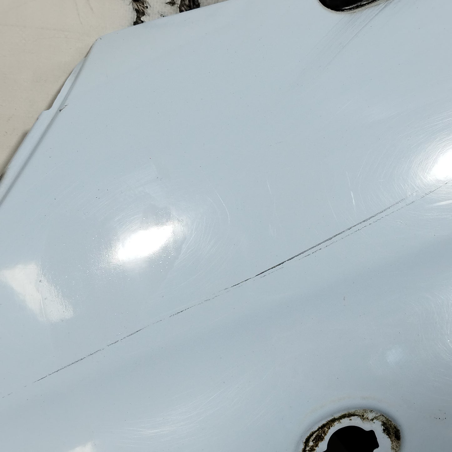 Parafango anteriore sx celeste chiaro Fiat 500 2008 ecoAC10804