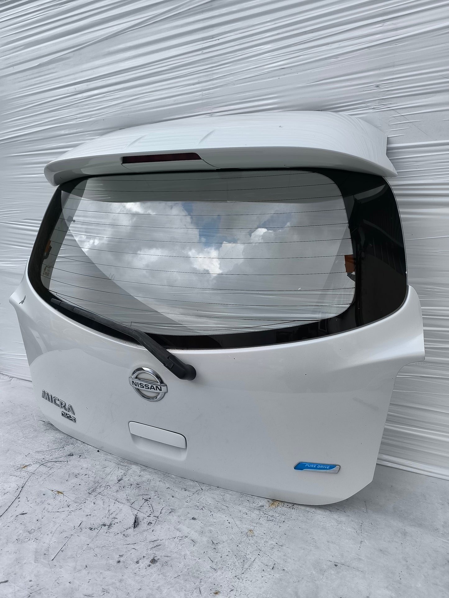 Portellone bianco Nissan Micra K13 2010-2014 ecoAG7993