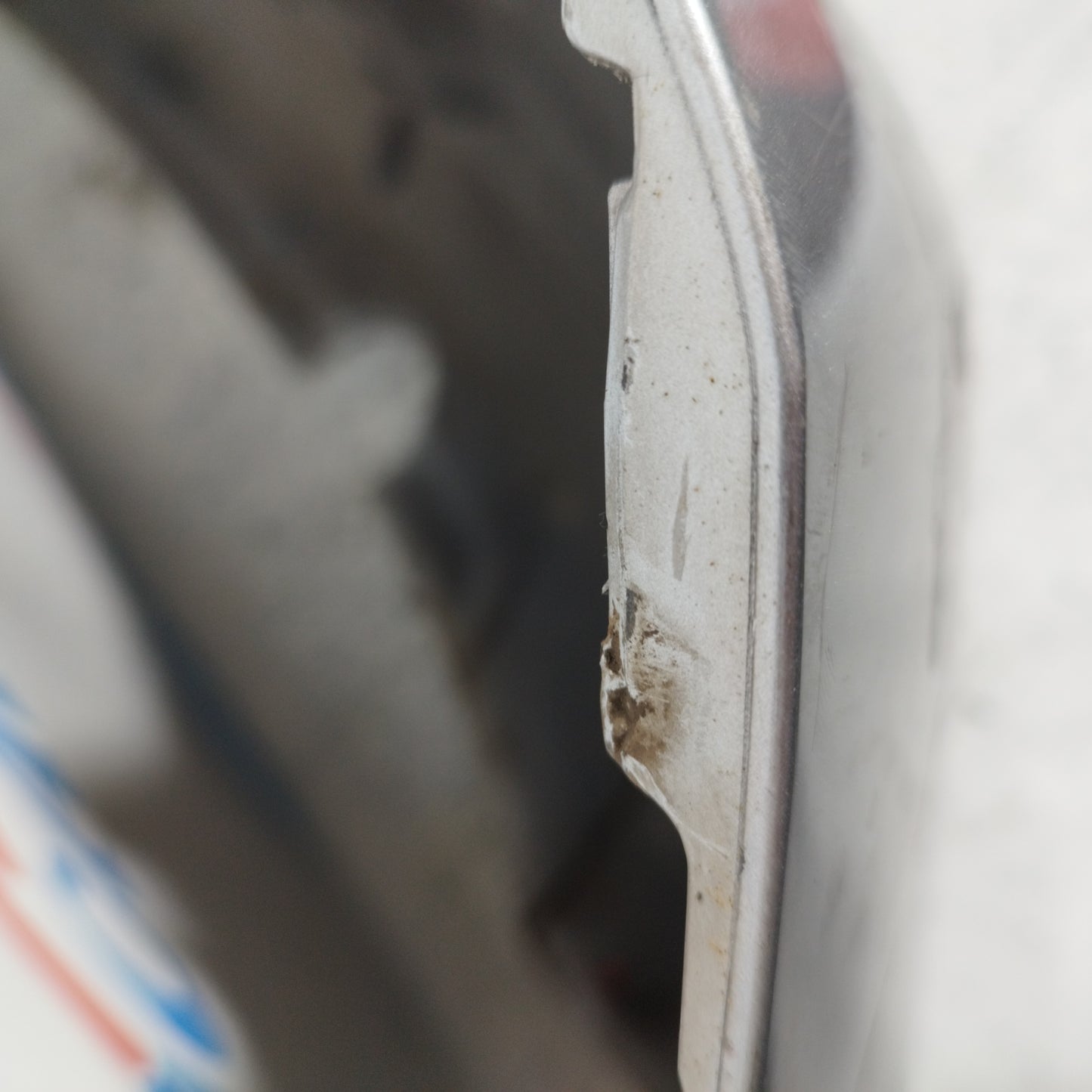 Rear bumper silver grey Opel Corsa E 2017 ecoAC10906