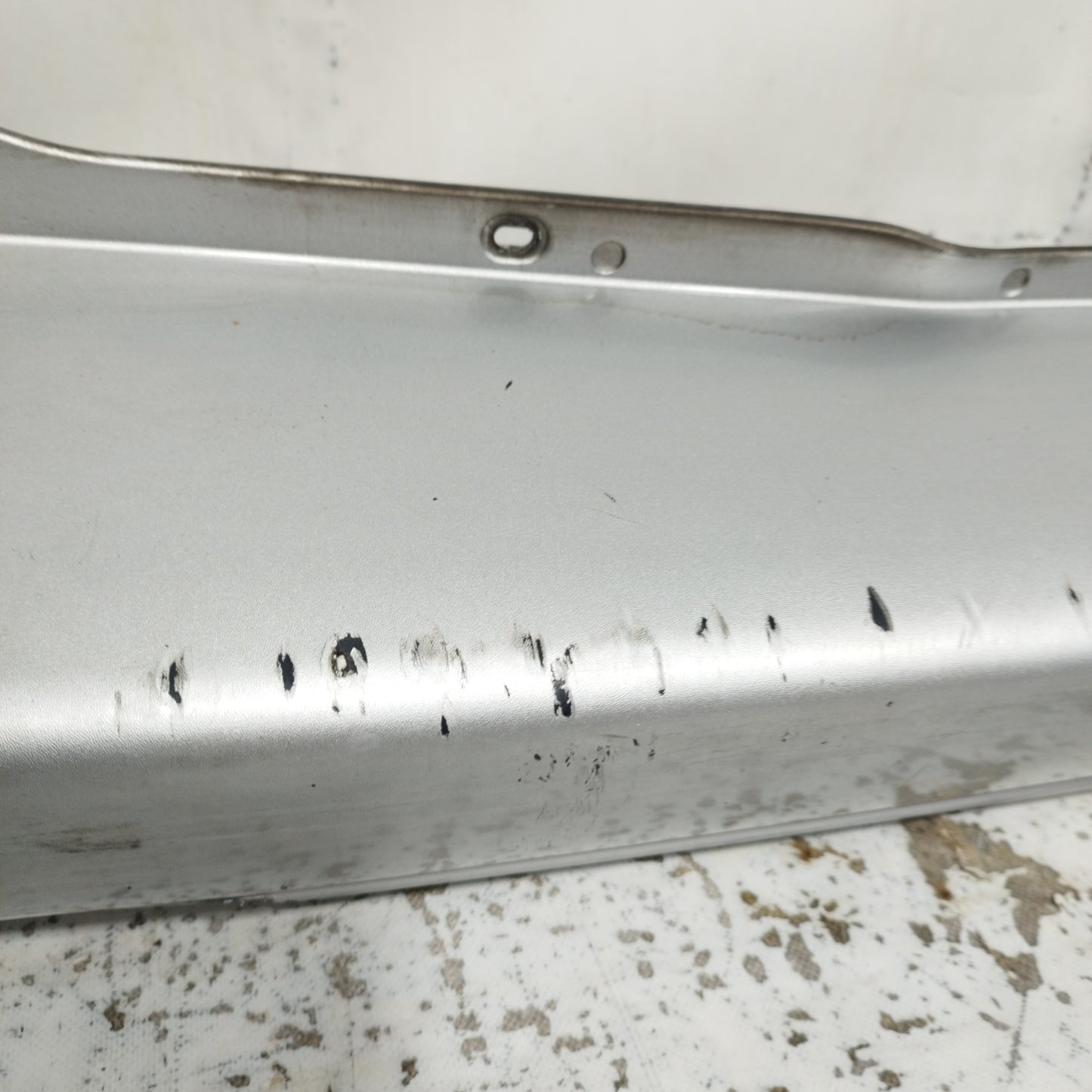 Rear bumper silver grey Citroen Berlingo 2011 ecoAC10698