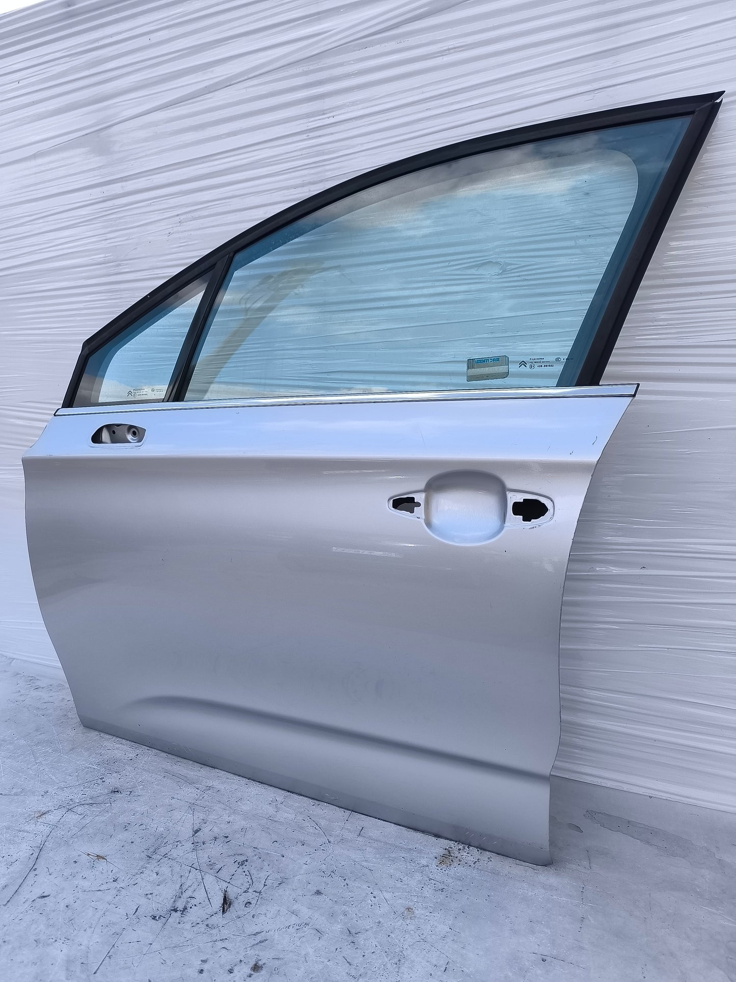 Sportello anteriore sx grigio argento Citroen C4 II (B7) anno 2010-2018 ecoAG8041