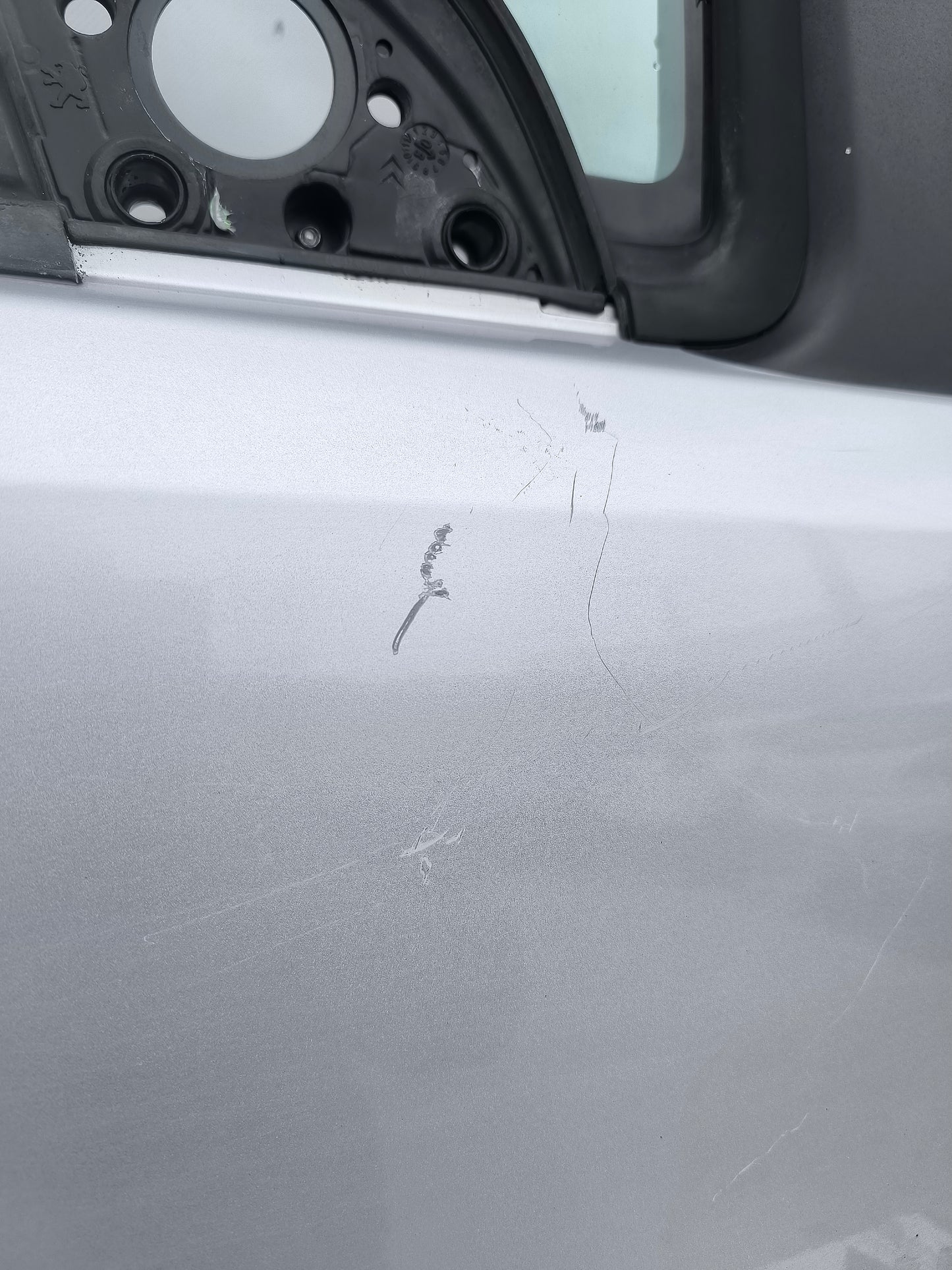 Sportello anteriore destro  grigio argento Citroën Berlingo anno 2009 ecoAG7016