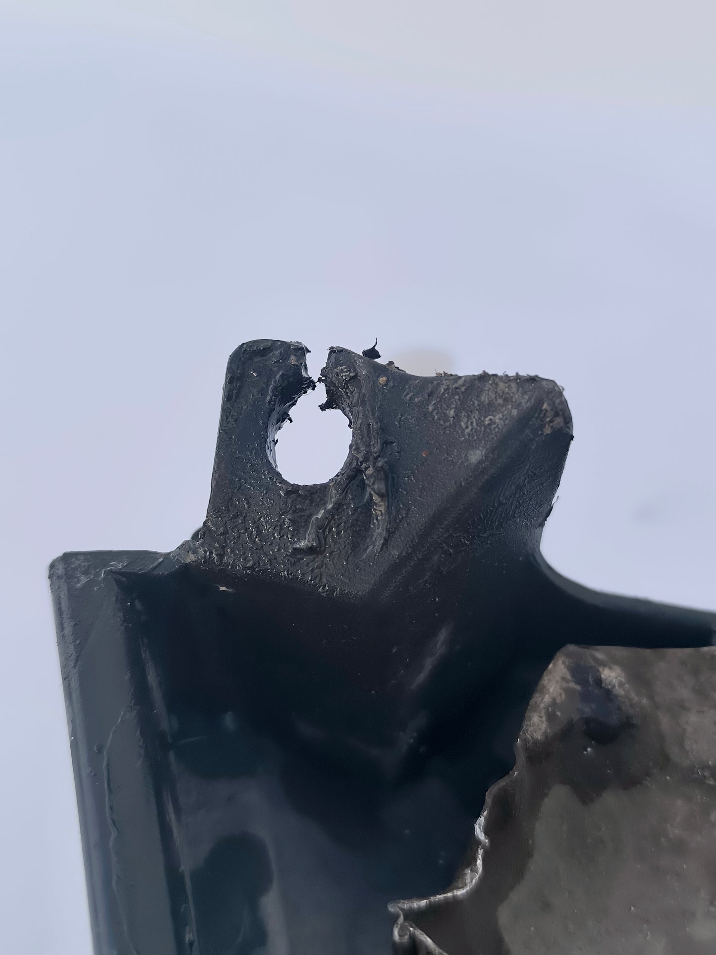 Dark grey centre rear bumper Smart 450 ecoAG6429