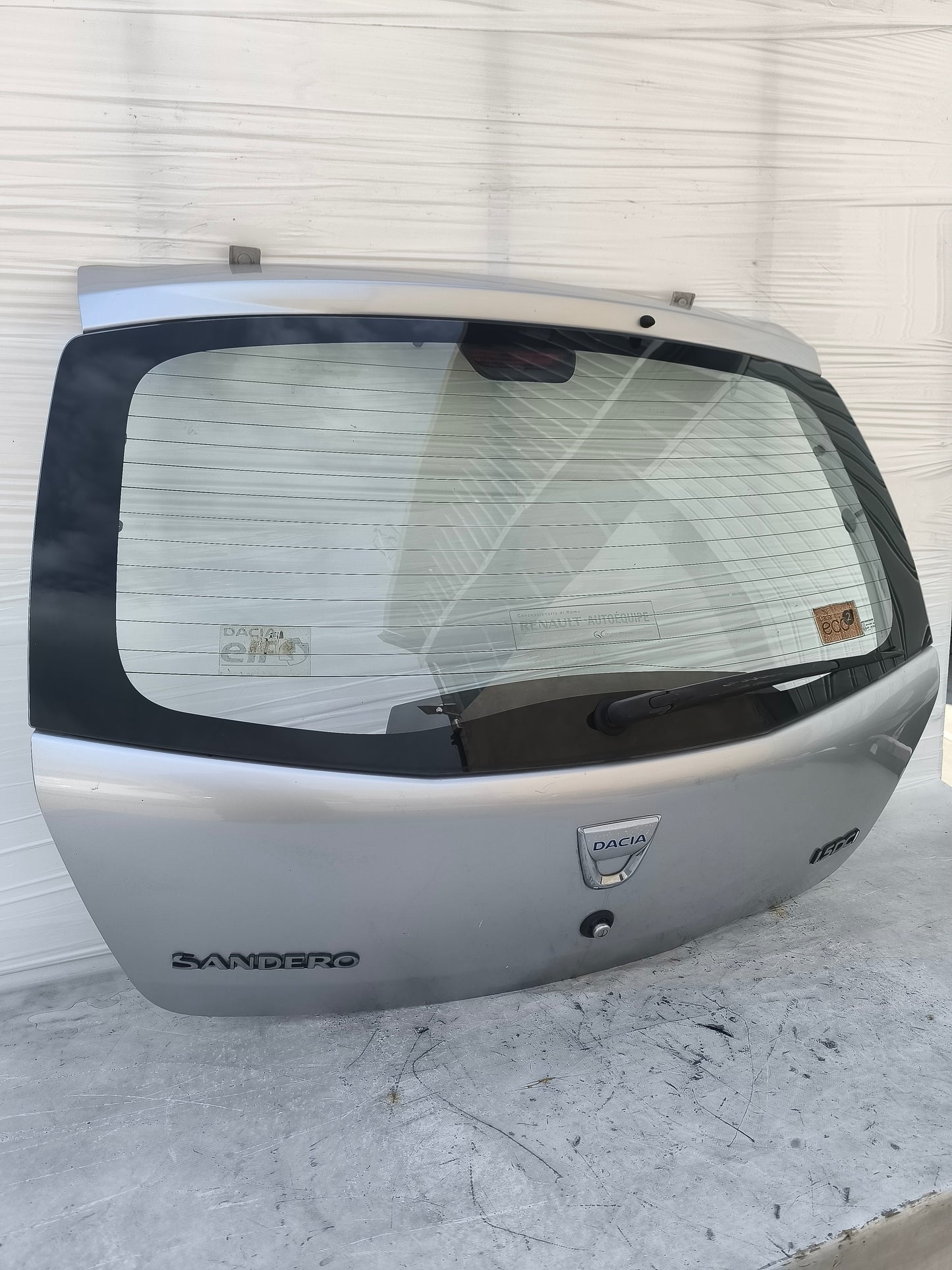 Portellone grigio argento Dacia Sandero I anno 2008-2012 ecoAG8022