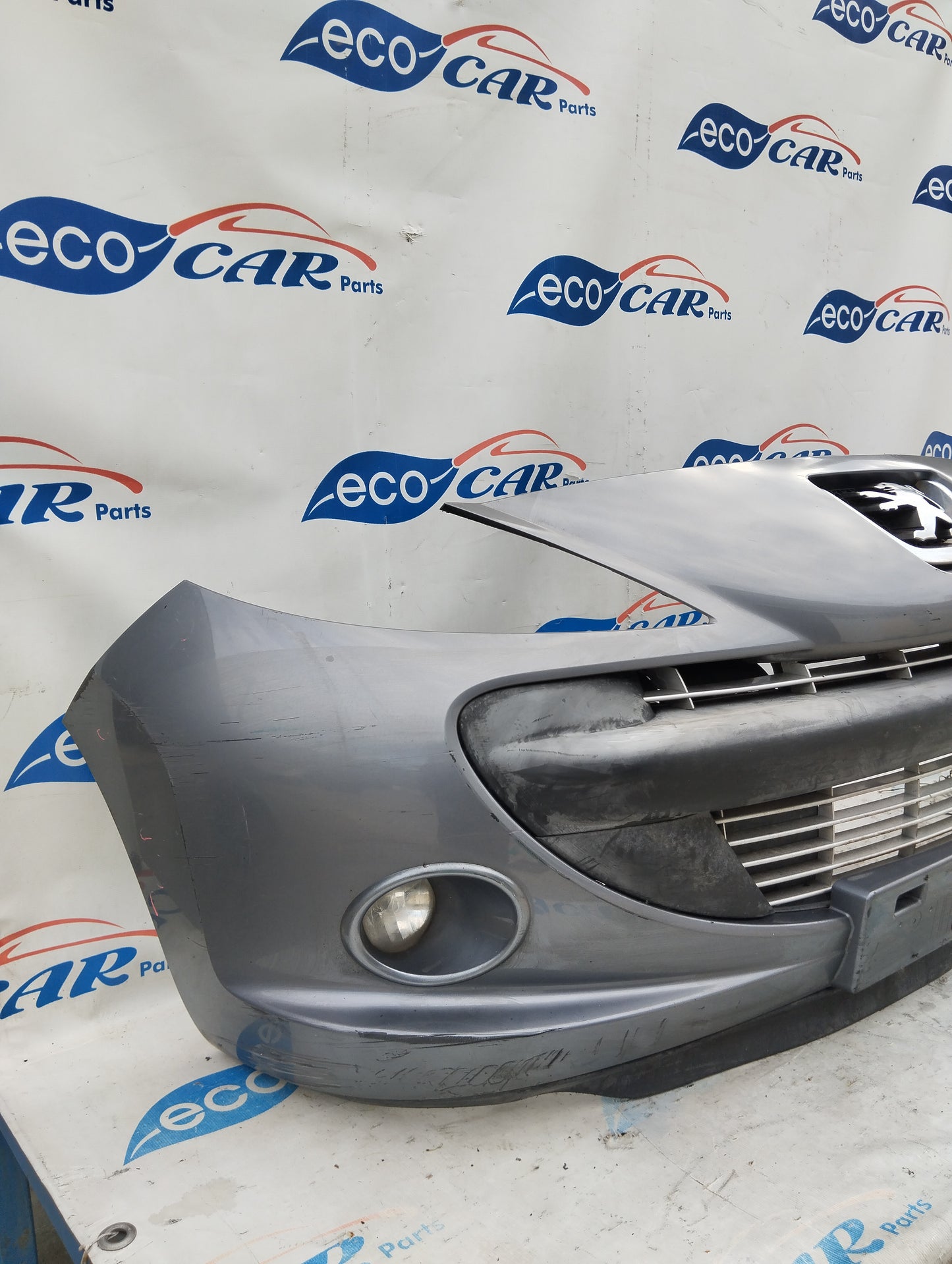 Gunmetal grey front bumper Peugeot 206 Plus ecoAG5658