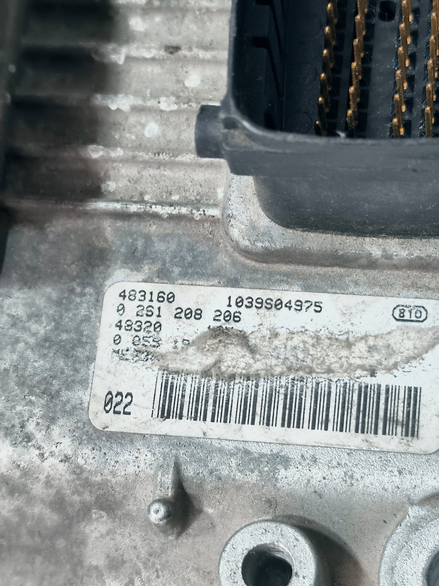 Zündkit Fiat Idea 1.4 b 2005 Teilenummer: 0261208206 ecoAG6302