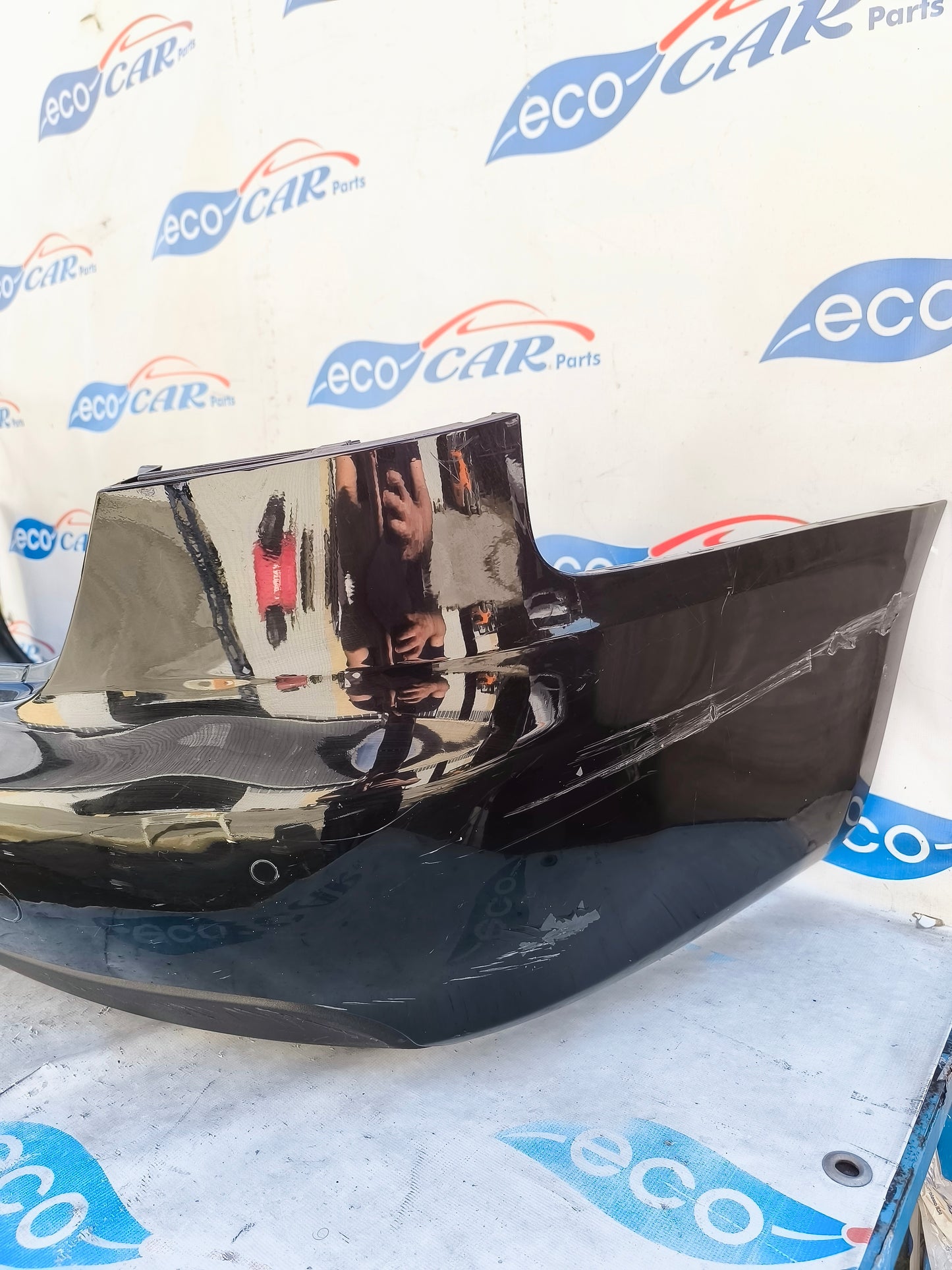 Schwarze Heckstoßstange Audi A4 B8 2010 Limousine ecoAG5753