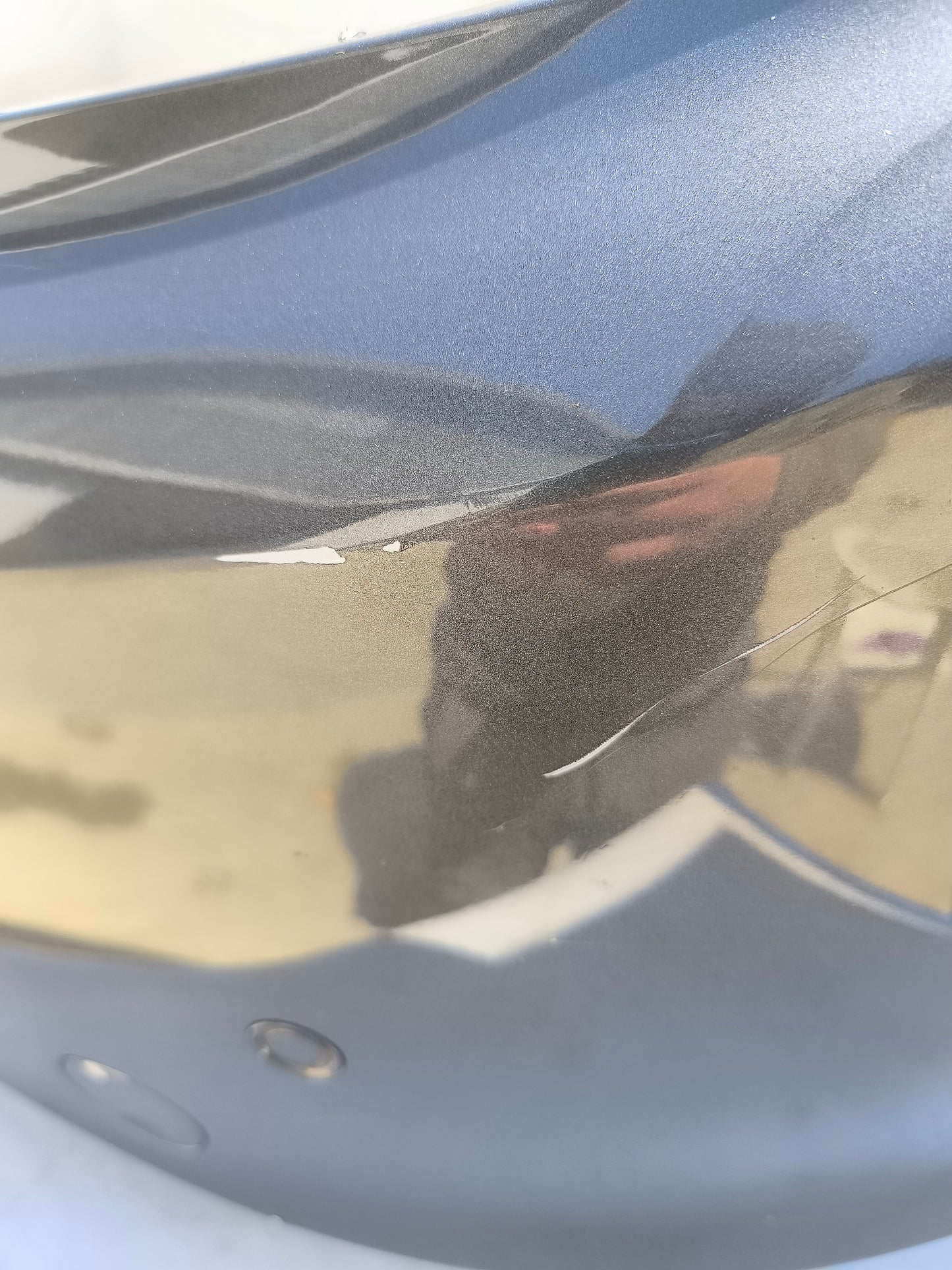 Dunkelgraue Heckstoßstange Opel Insignia Limousine Baujahr 2010 ecoAG6912