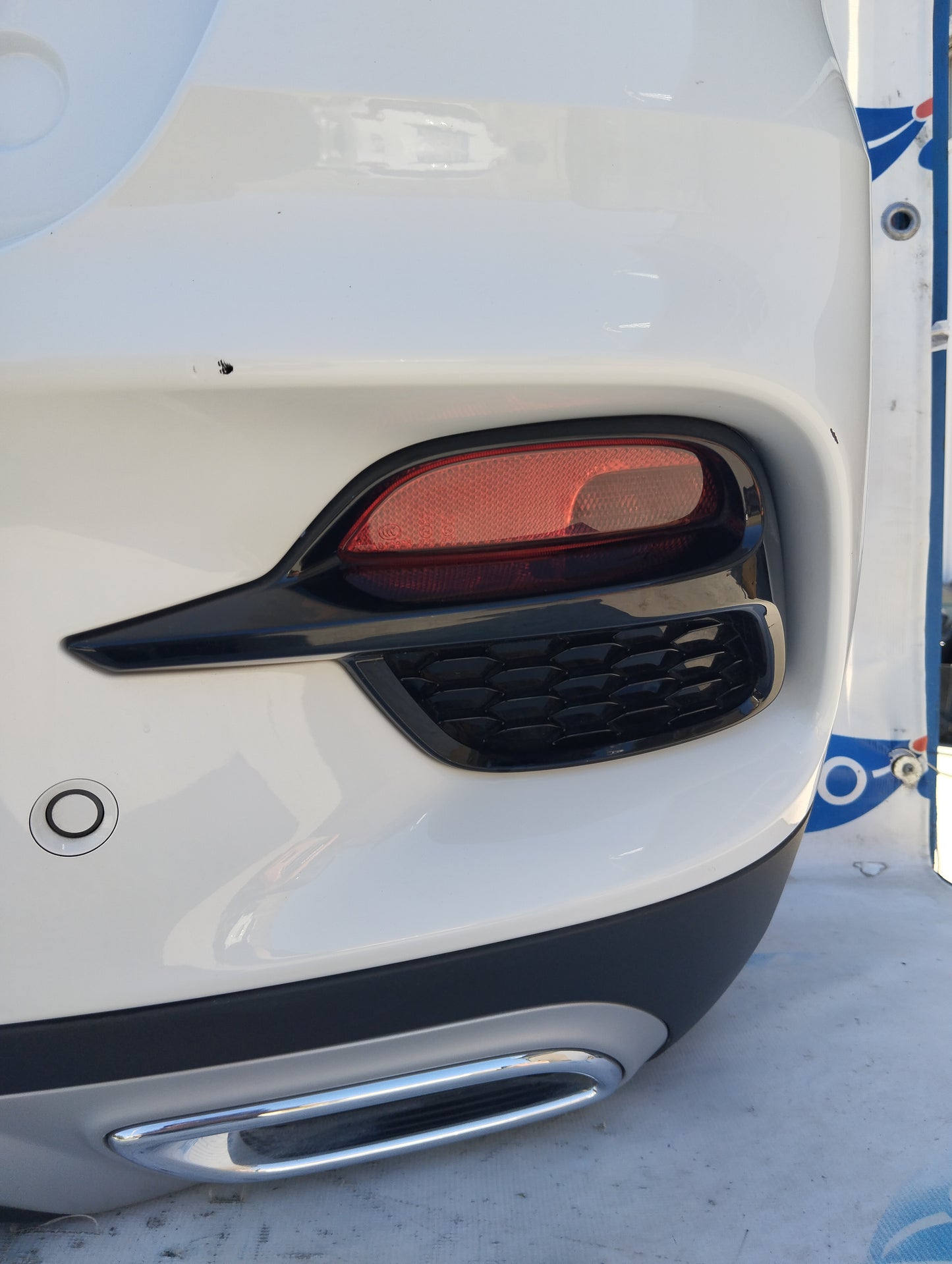 White Rear Bumper MG ZS 2022 ecoAG5308