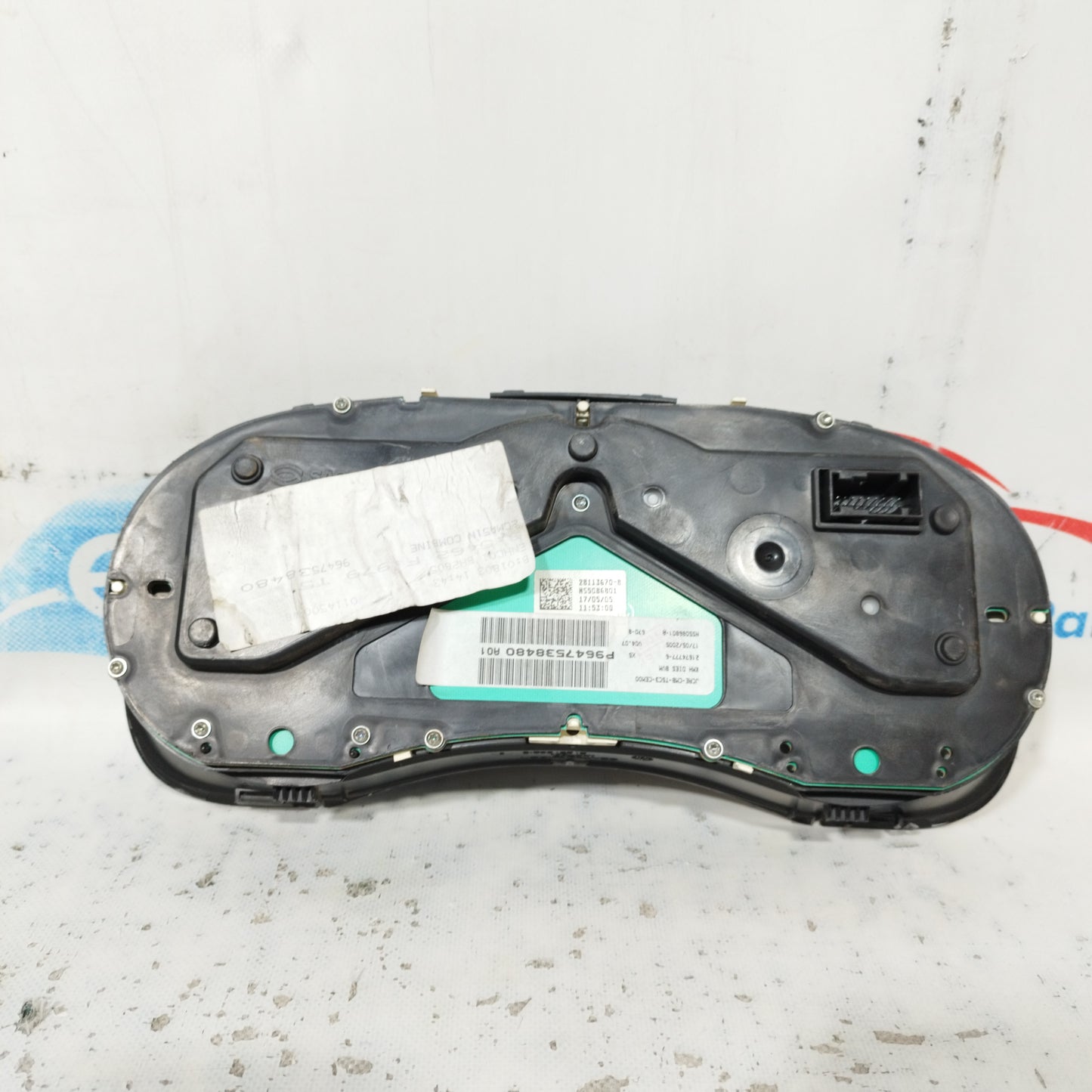 Peugeot 307 1.6 HDI 2005 Instrumententafelcode: 9647538480 ecoAC10273