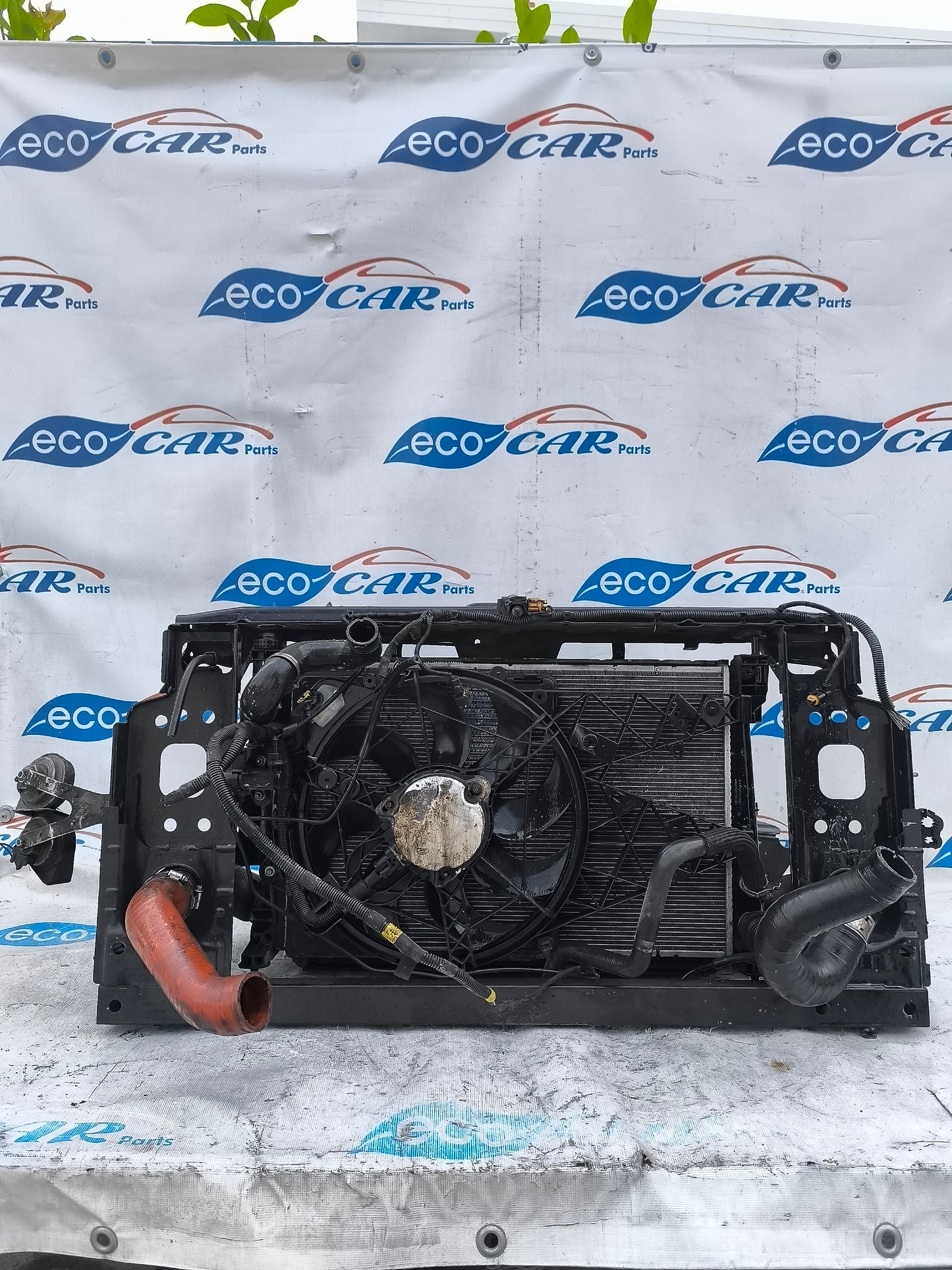 Calandra completa di radiatori Alfa Romeo Giulietta 2.0 MTJ 2011 ecoAG5951