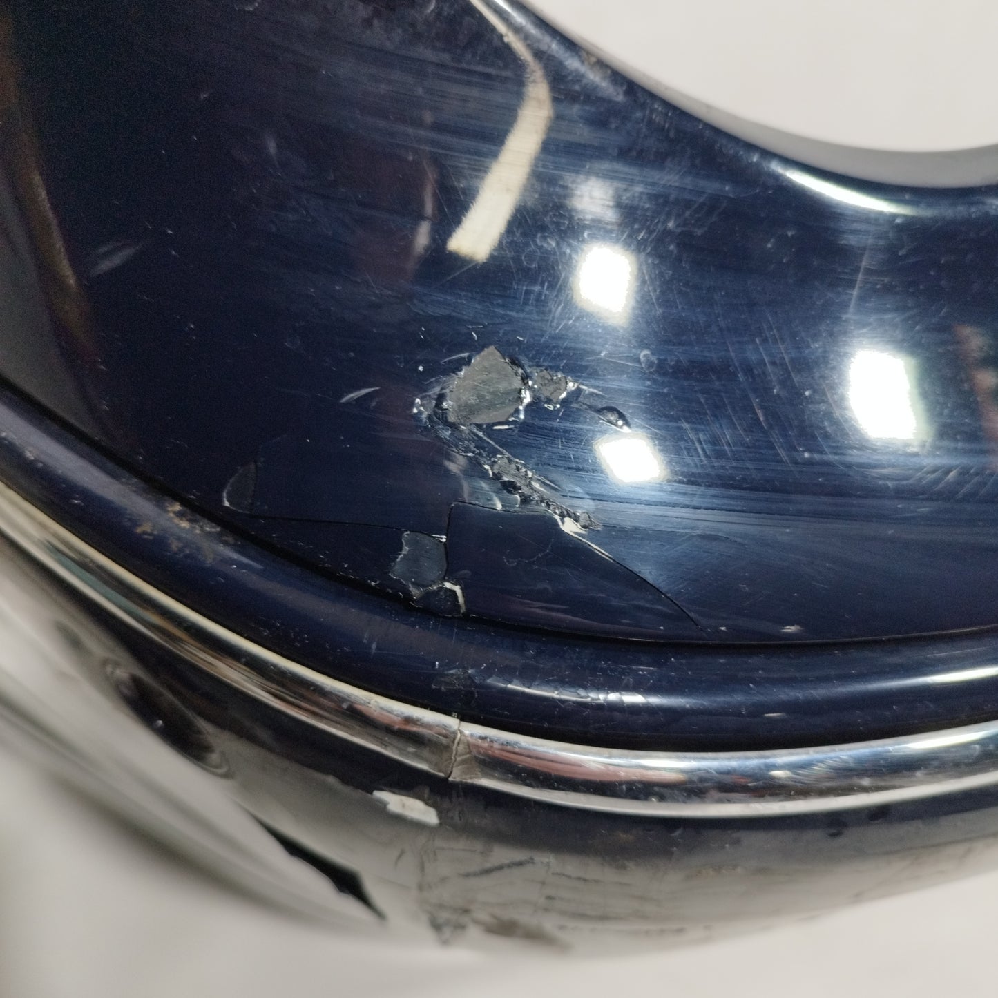 Midnight Blue Front Bumper Mercedes C-Class W203 2005 ecoAC11585